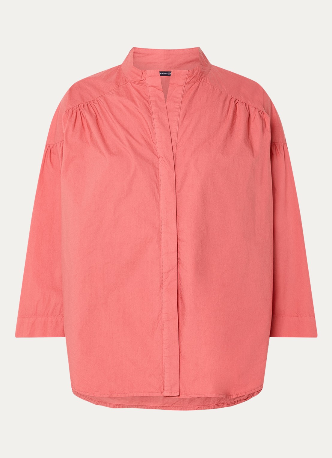 River Woods Blouse met ronde hals - voorkant 2 roze