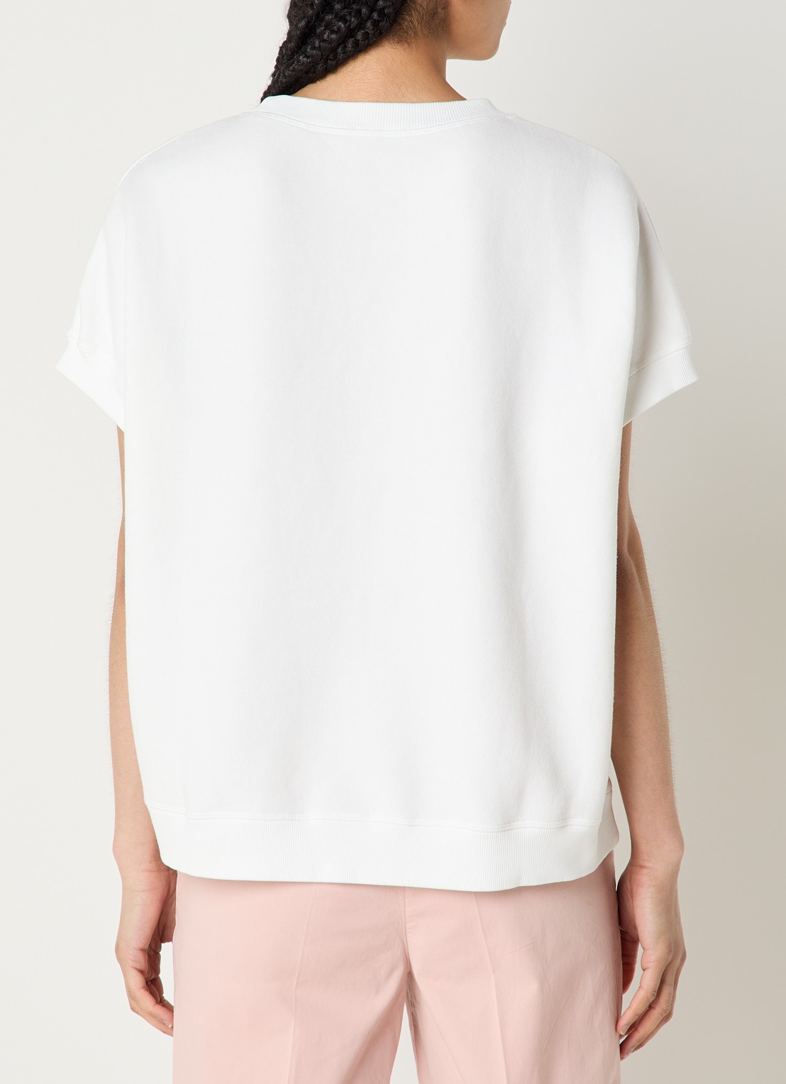 River Woods Sweater met print  - achterkant 3 wit