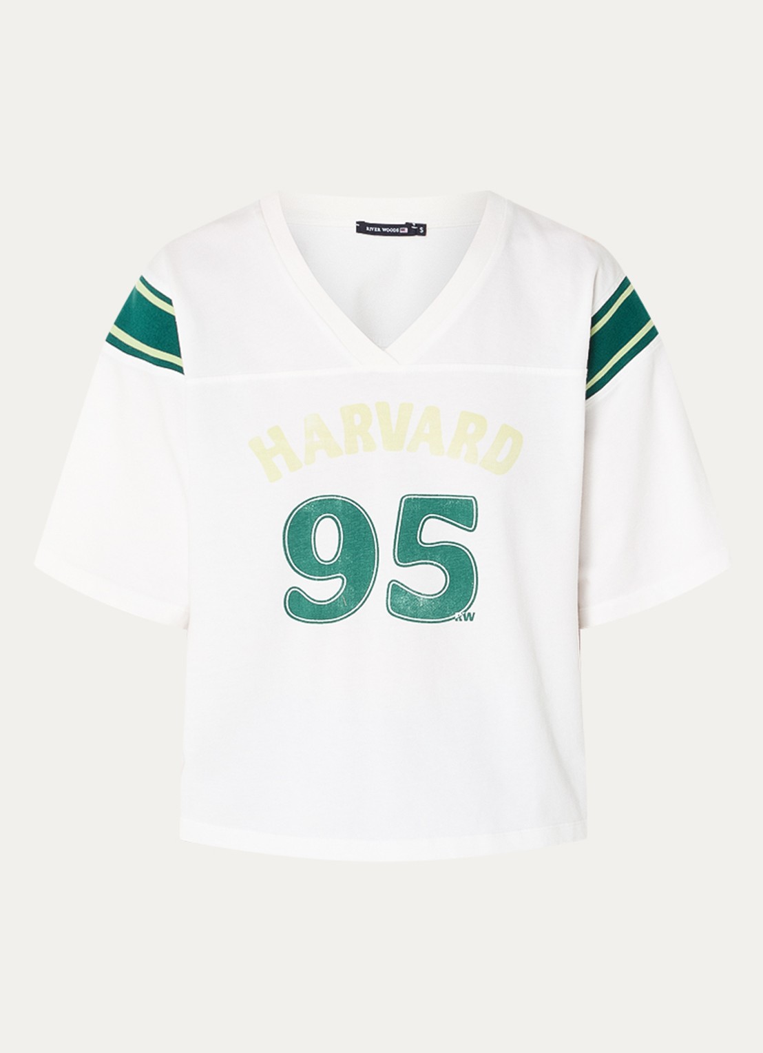 River Woods T-shirt met print - voorkant groen