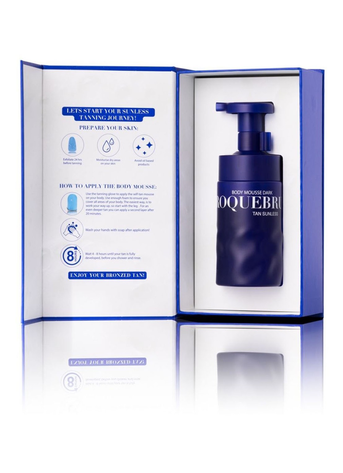 ROQUEBRUN. Body Mousse Self-Tan Dark - zelfbruiner - voorkant 7 undefined