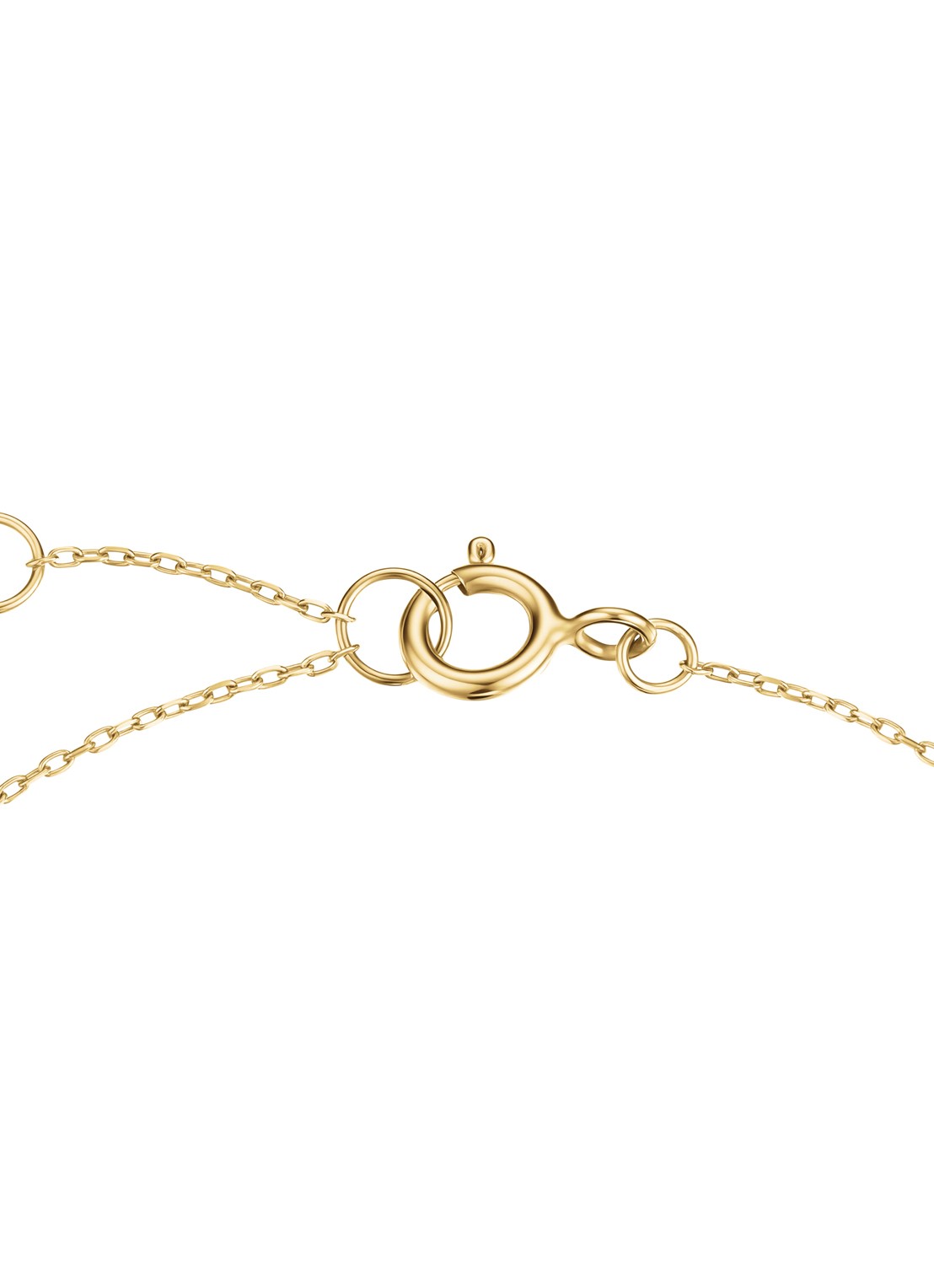 Rosefield Dangling Drops armband van 14 karaat geelgoud - detail 2 goud