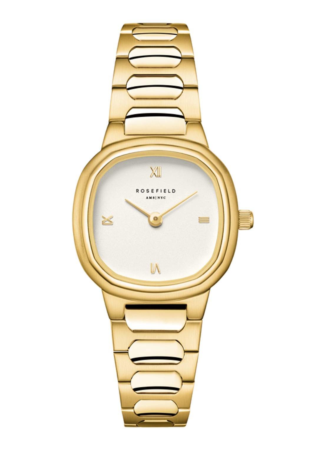Rosefield Gaia XS horloge ORCGSG-OR04 - voorkant 5 goud