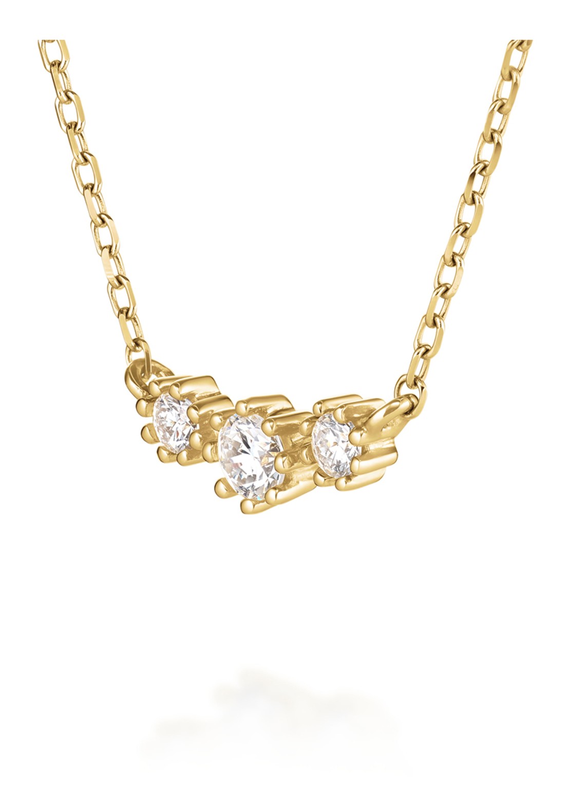 Rosefield Ketting van 14 karaat geelgoud - detail 4 goud