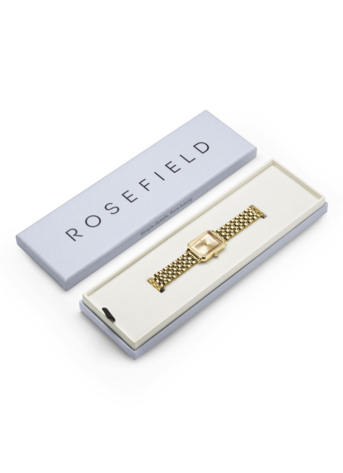 Rosefield Octagon horloge OCGSG-O65 - detail 2 goud