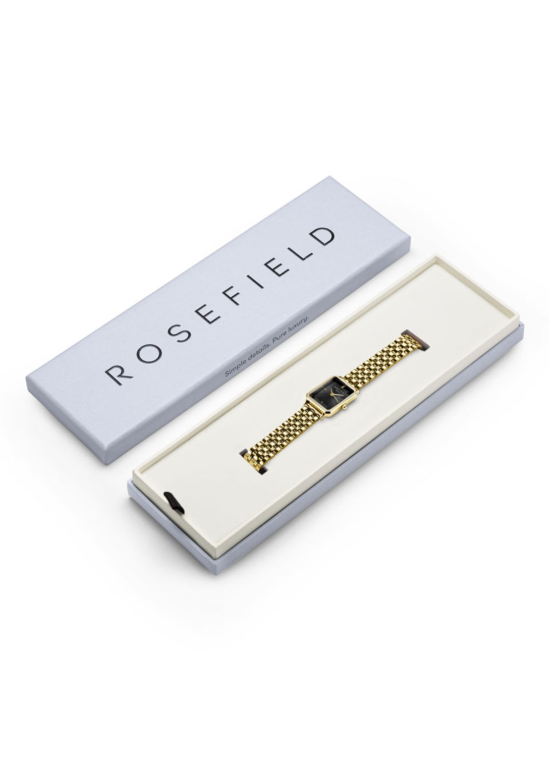 Rosefield Octagon XS horloge OBGSG-O61 - detail 4 goud