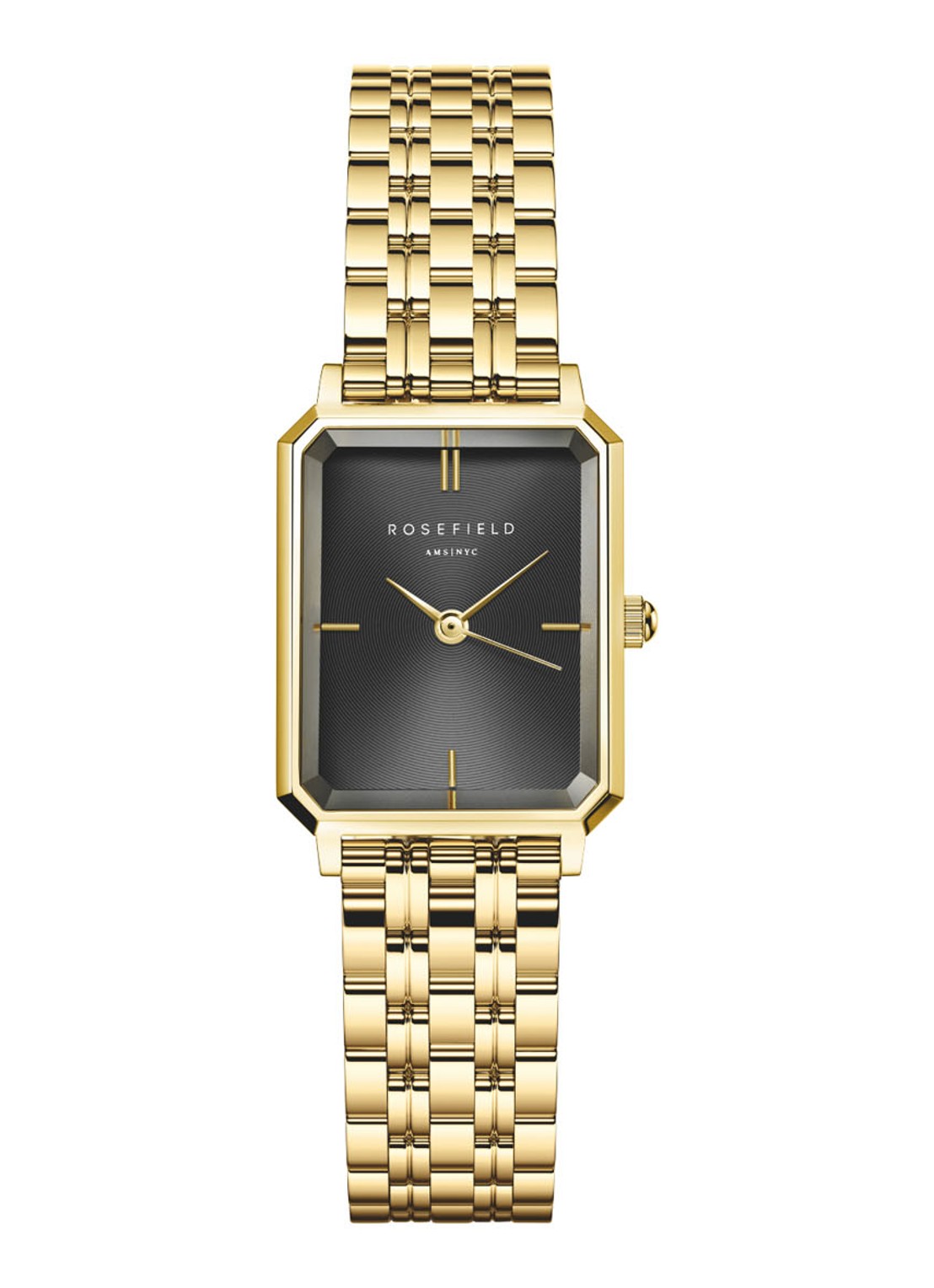 Rosefield Octagon XS horloge OBGSG-O61 - voorkant goud