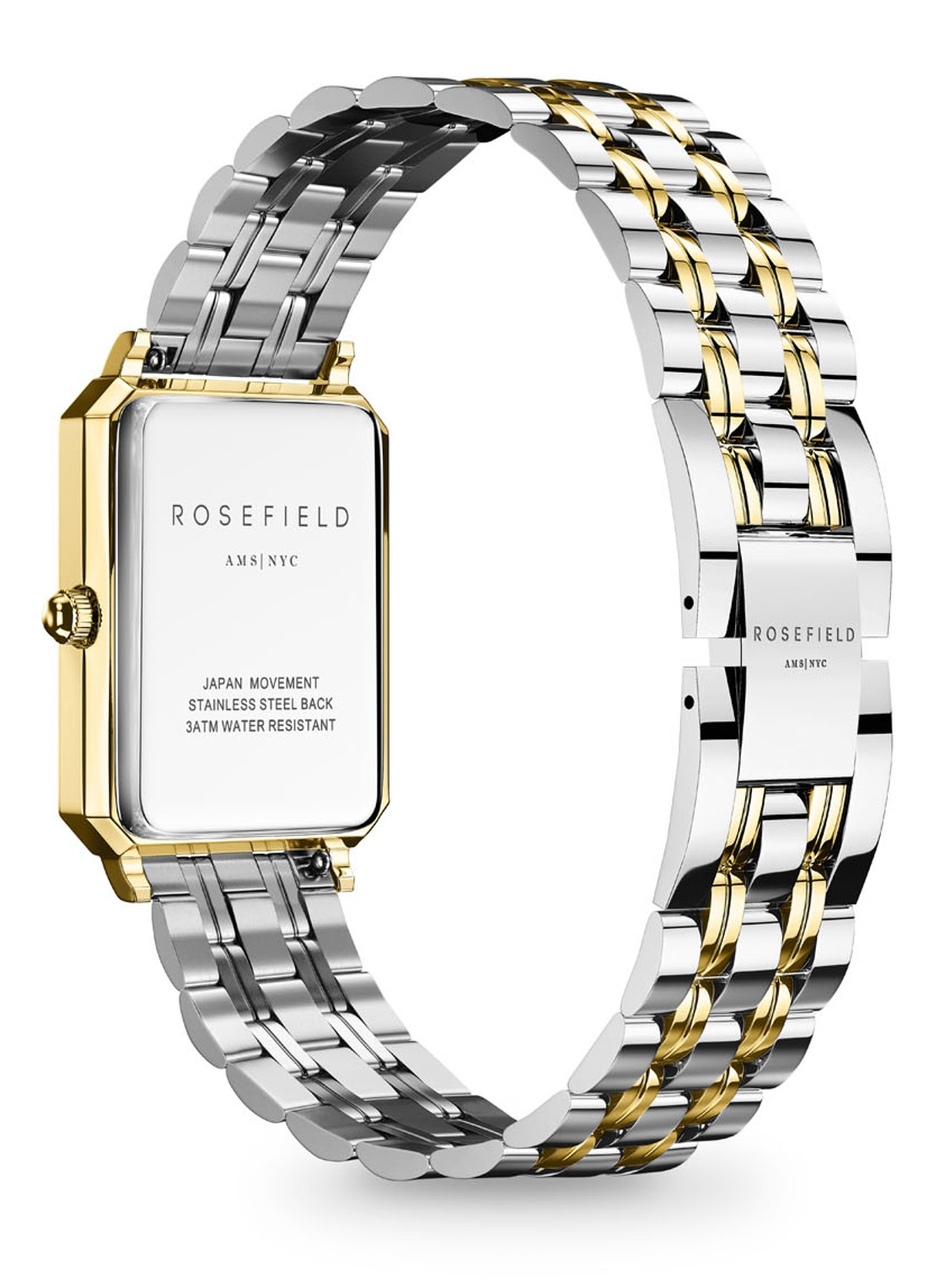 Rosefield Octagon XS horloge OWDSG-O62 - detail goud