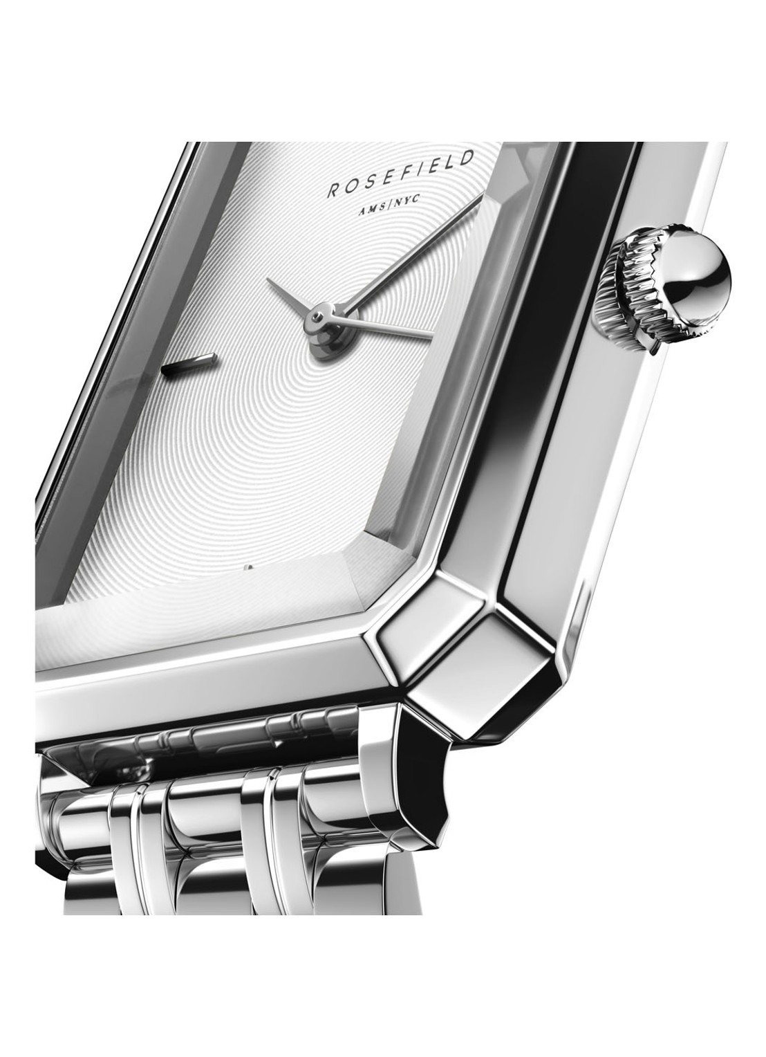 Rosefield Octagon XS horloge OWGSS-O63 - detail 2 zilver