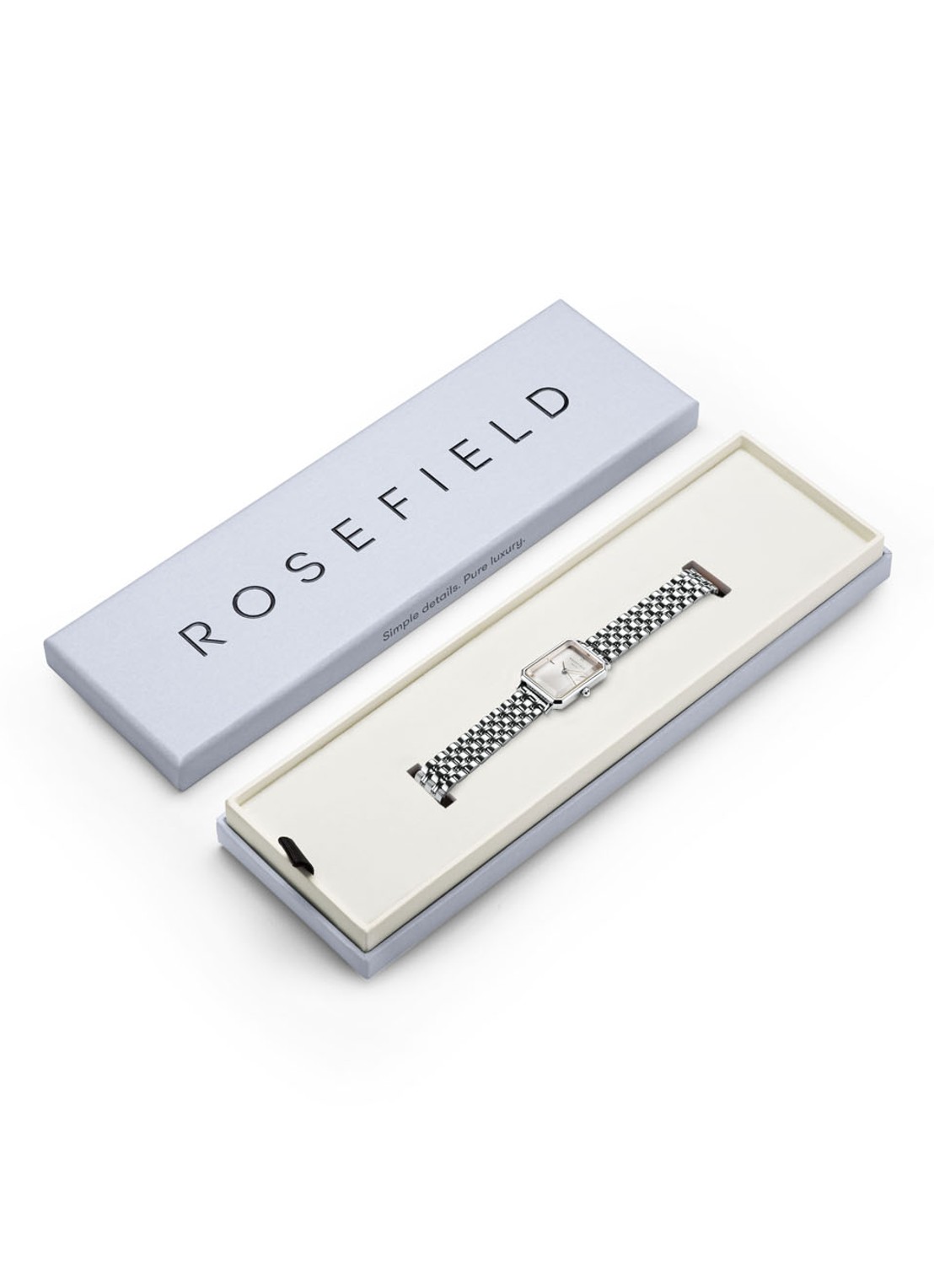Rosefield Octagon XS horloge OWGSS-O63 - detail 3 zilver
