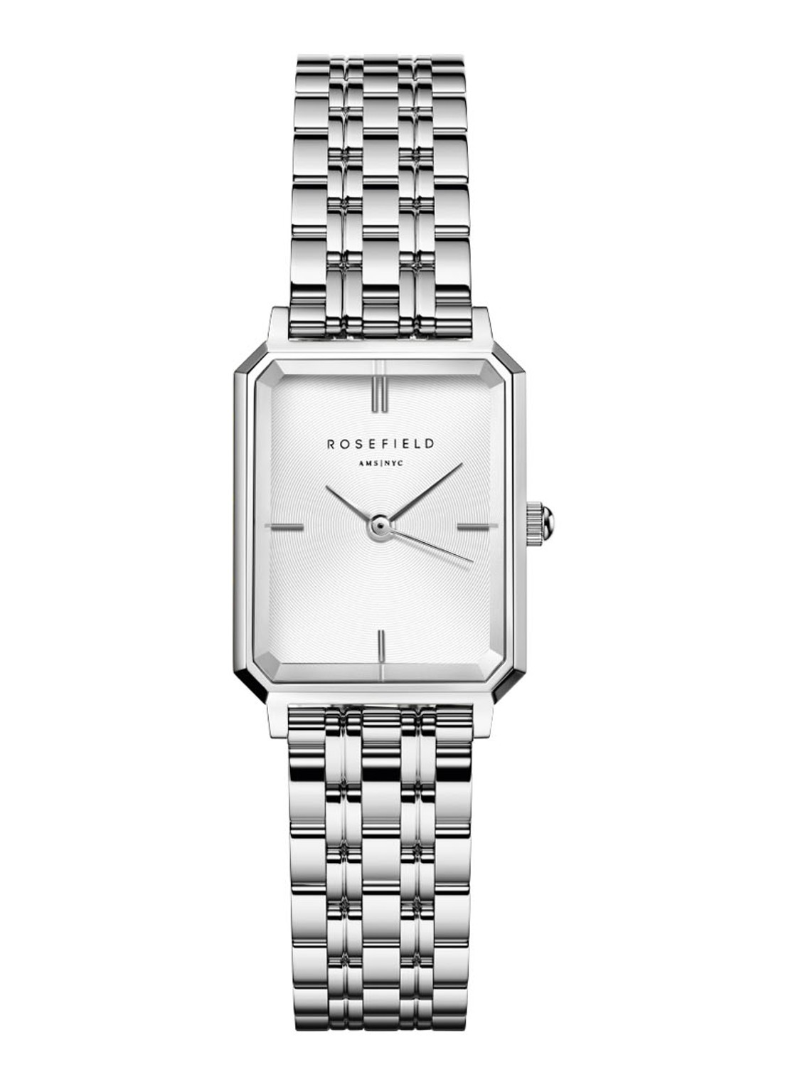Rosefield Octagon XS horloge OWGSS-O63 - voorkant 6 zilver