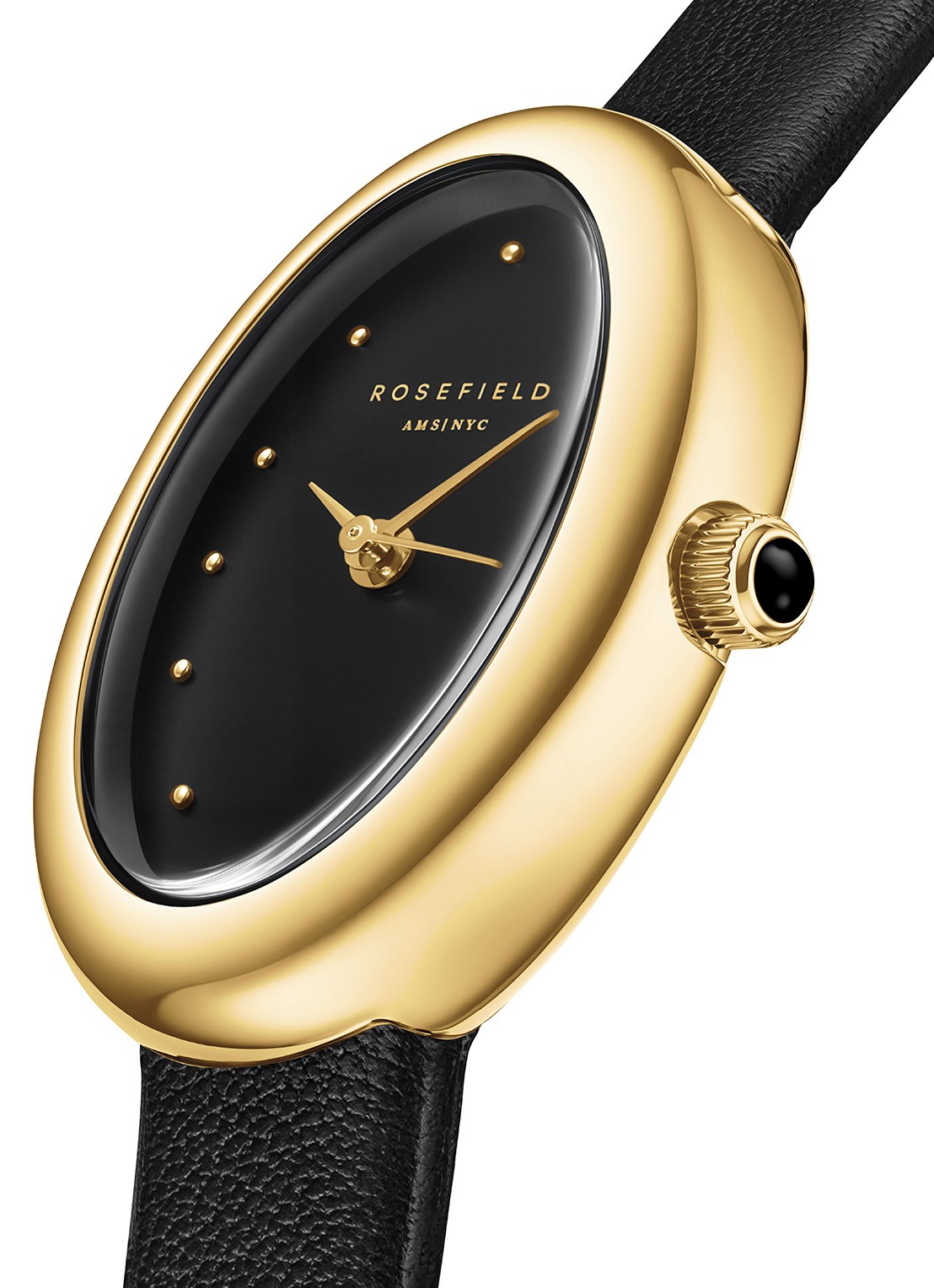 Rosefield Ovale horloge OVBGLG-OV18 - detail 4 goud