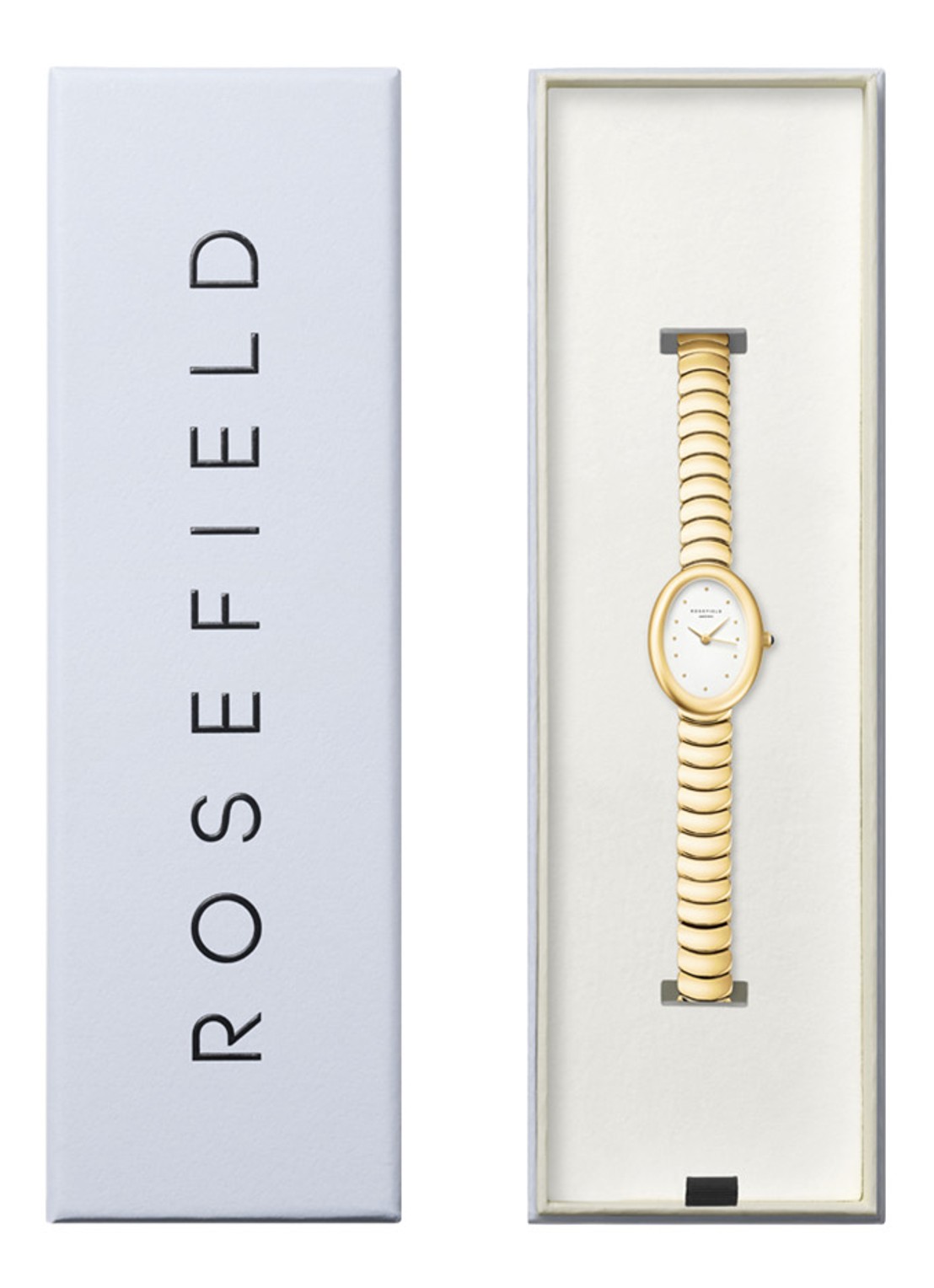 Rosefield Ovale horloge OVWGSG-OV19 - detail 3 goud