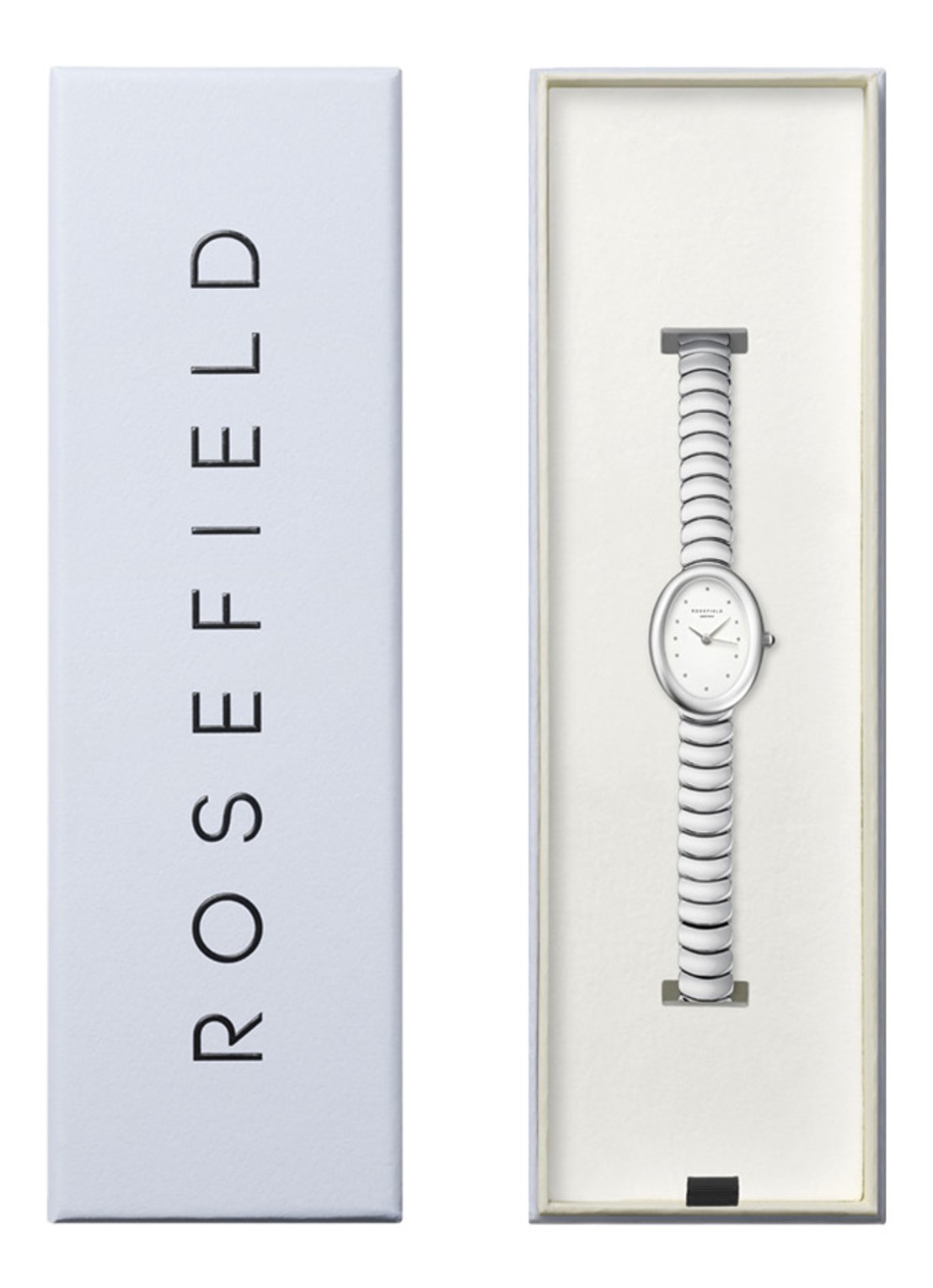 Rosefield Ovale horloge OVWSSS-OV20 - detail 3 zilver