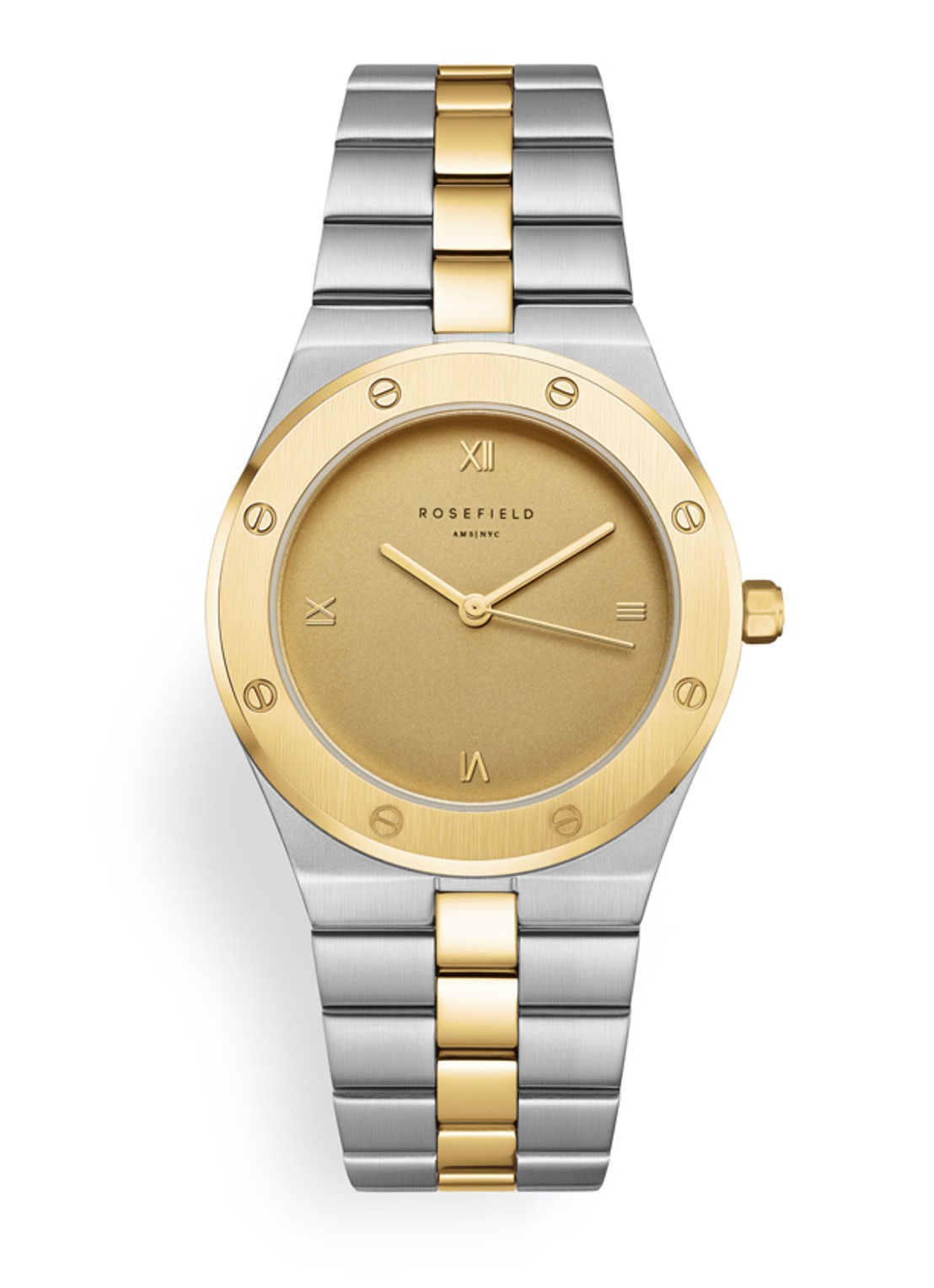 Rosefield Rose horloge SPCDSD-SP05 - voorkant 4 zilver