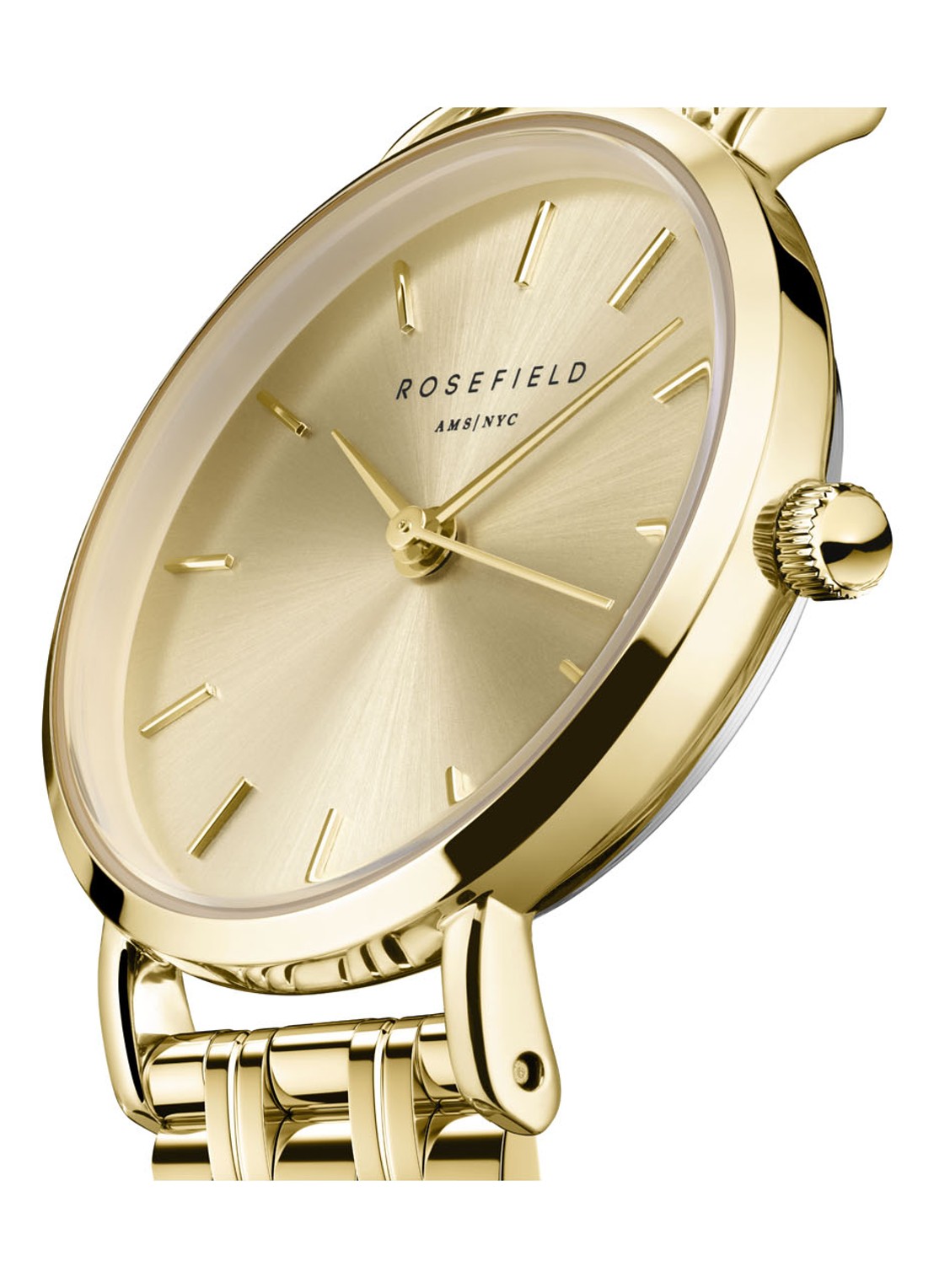 Rosefield Small Edit horloge SCGSG-S05 - detail 3 goud