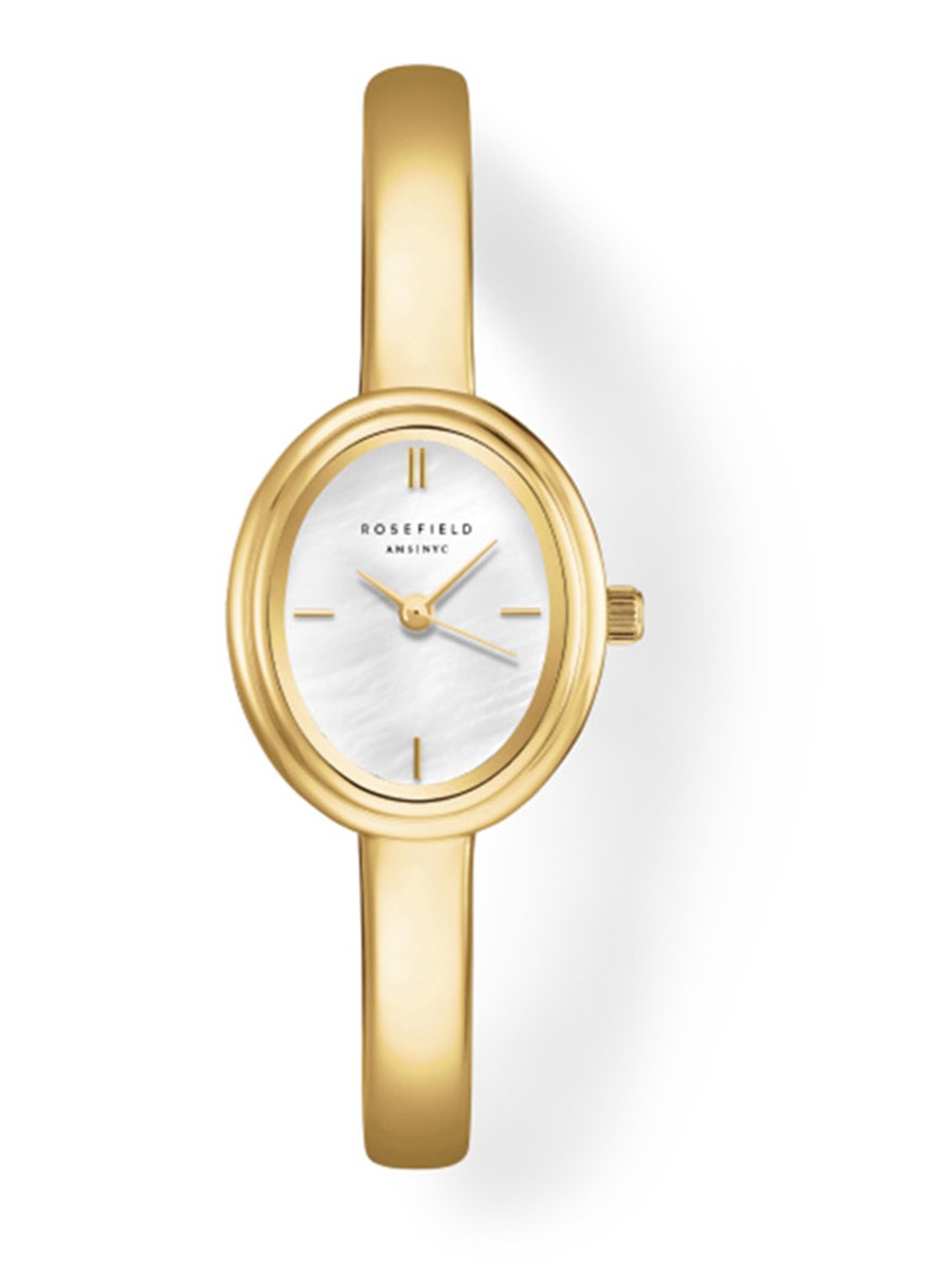 Rosefield Studio Edition Small 6 horloge STWGSG-ST04 - voorkant goud