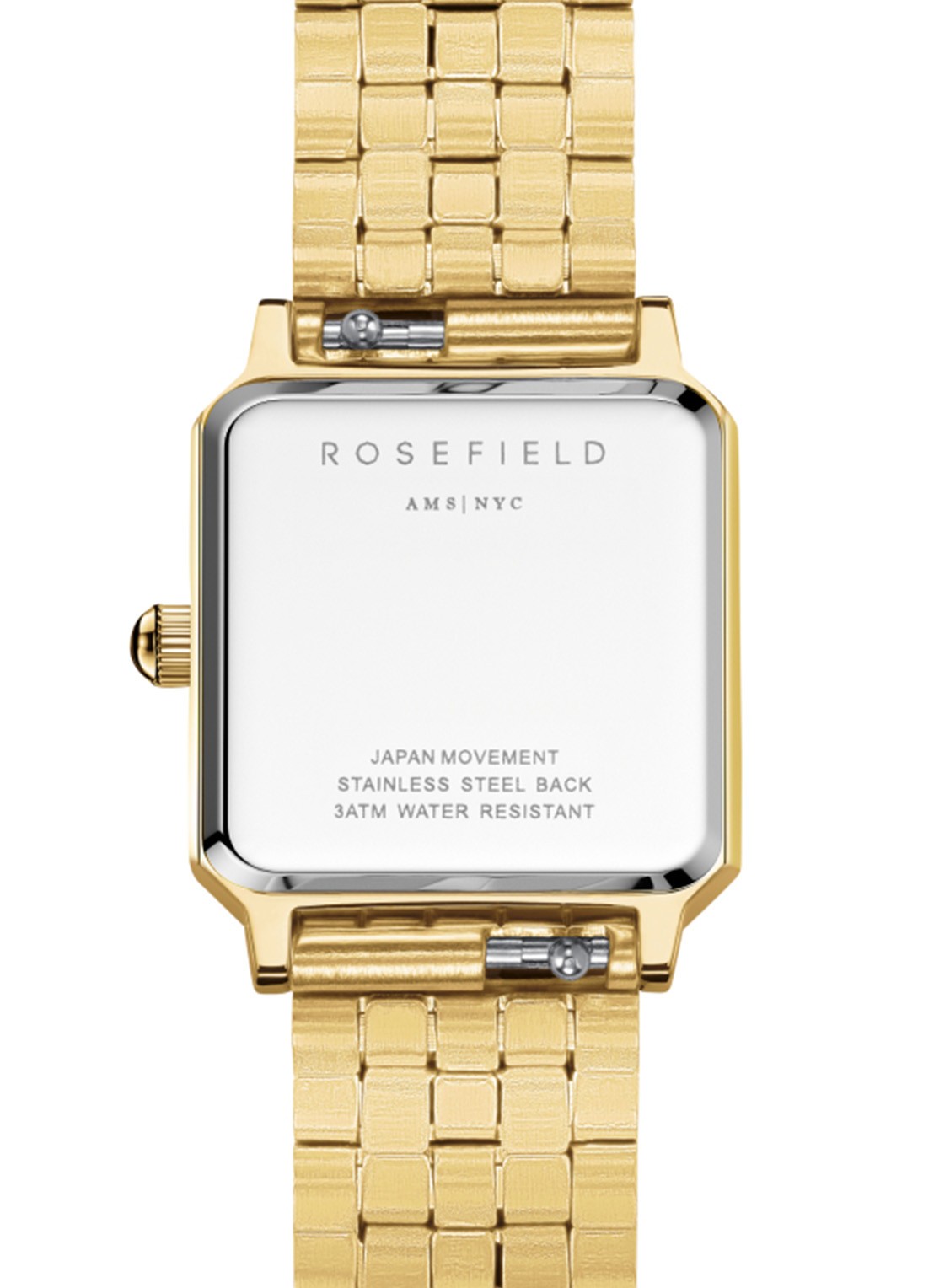 Rosefield The Boxelle horloge BWGSG-B01 - detail 5 goud