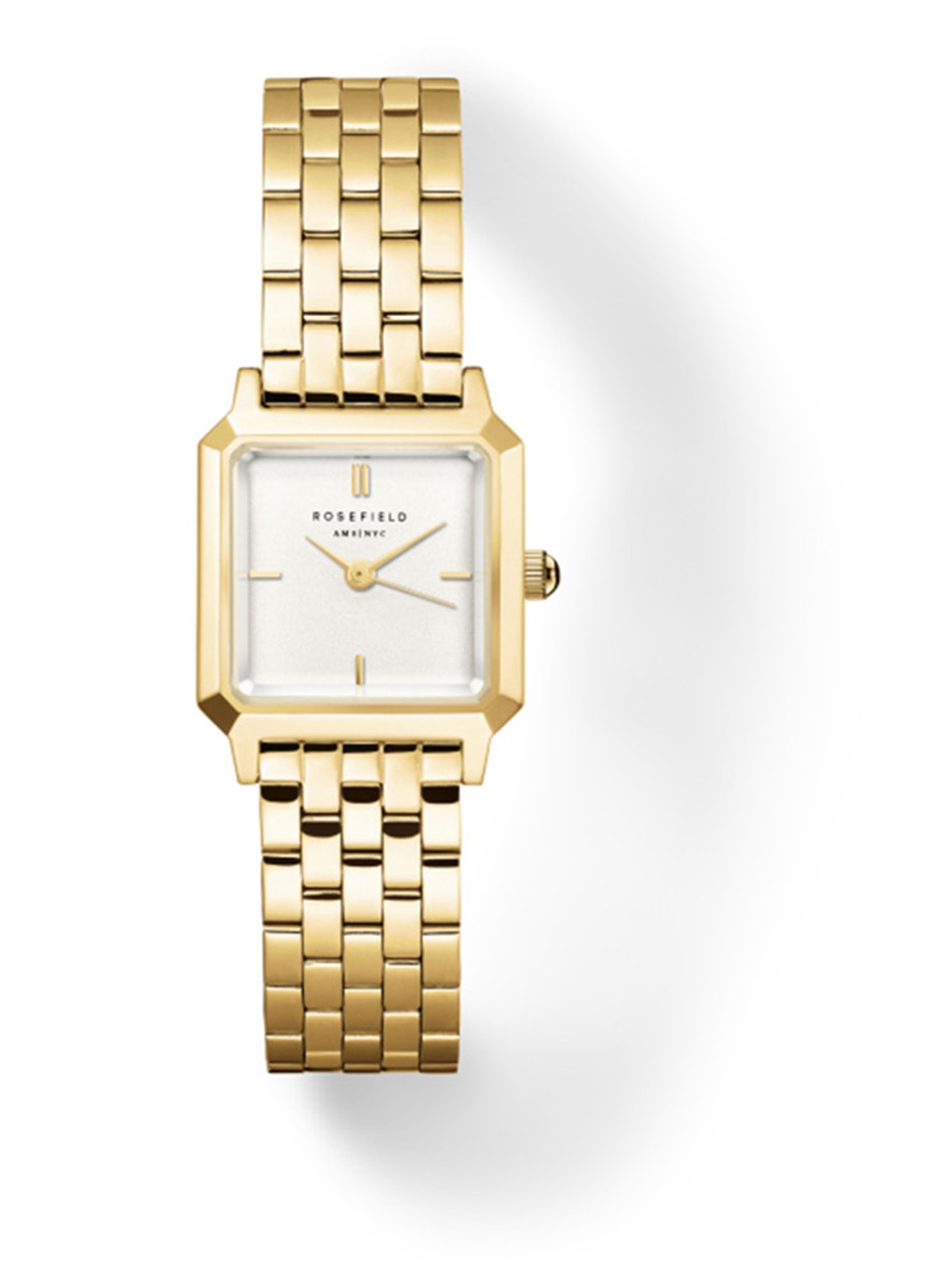 Rosefield The Boxelle horloge BWGSG-B01 - voorkant goud