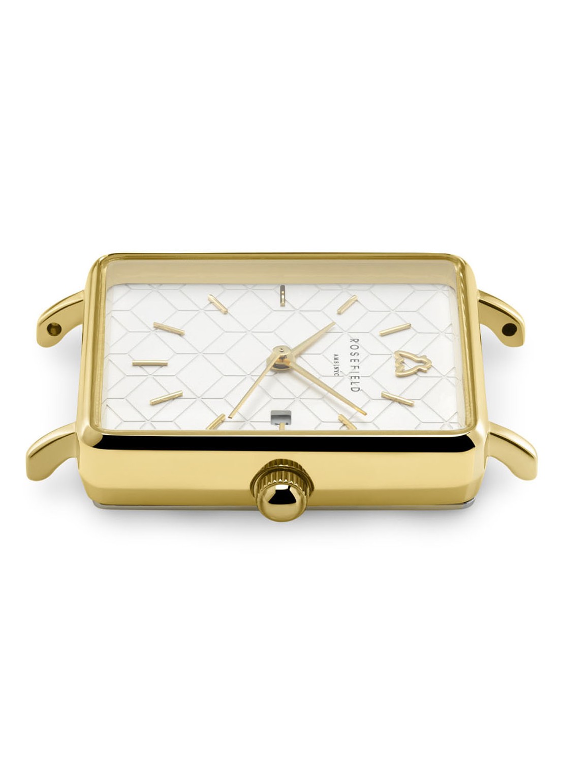 Rosefield The Boxy Honey horloge QBWG-Q045 - detail 5 goud