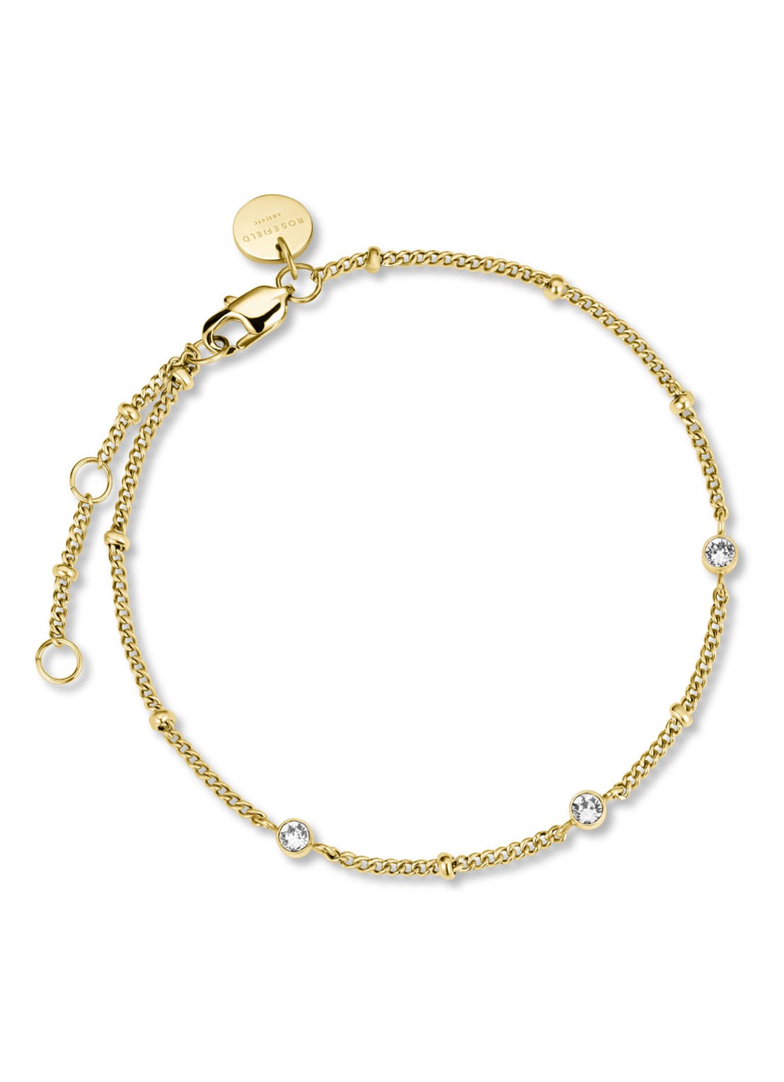Rosefield The Octagon horloge en armband in giftbox OCCYG-X274 - detail 3 goud