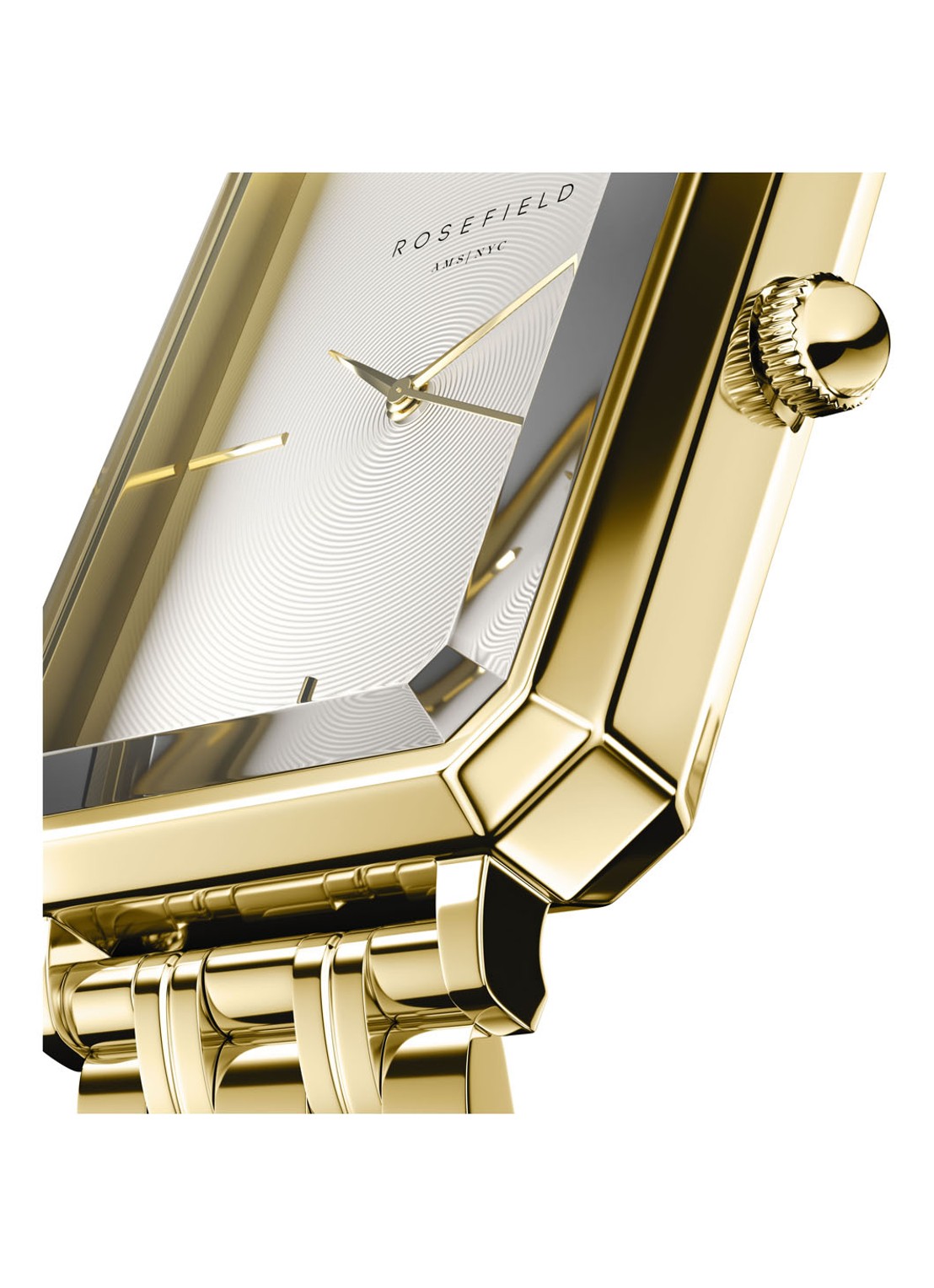 Rosefield The Octagon horloge OCWSG-O40 - detail 2 goud