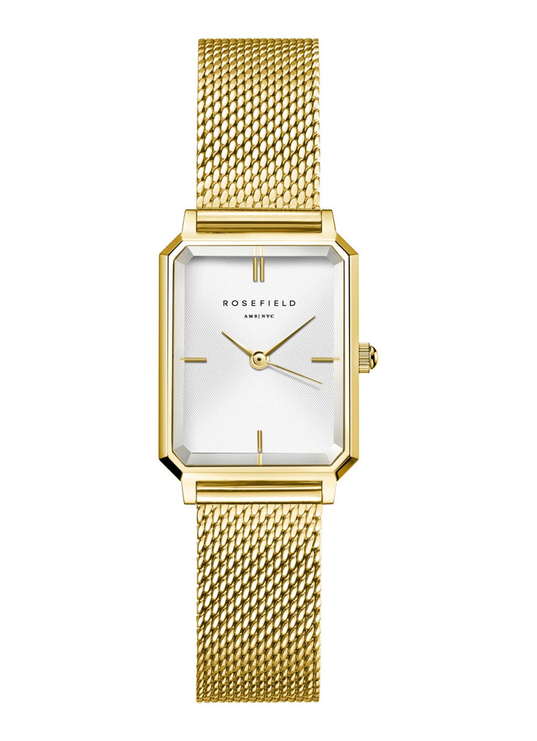 Rosefield The Octagon horloge OWGMG-O73 - voorkant goud