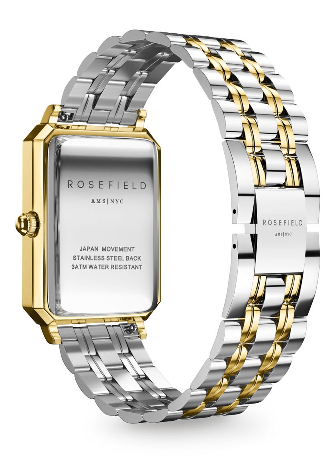Rosefield The Octagon horloge OWSS OWSSSG-O48 - detail 4 geelgoud