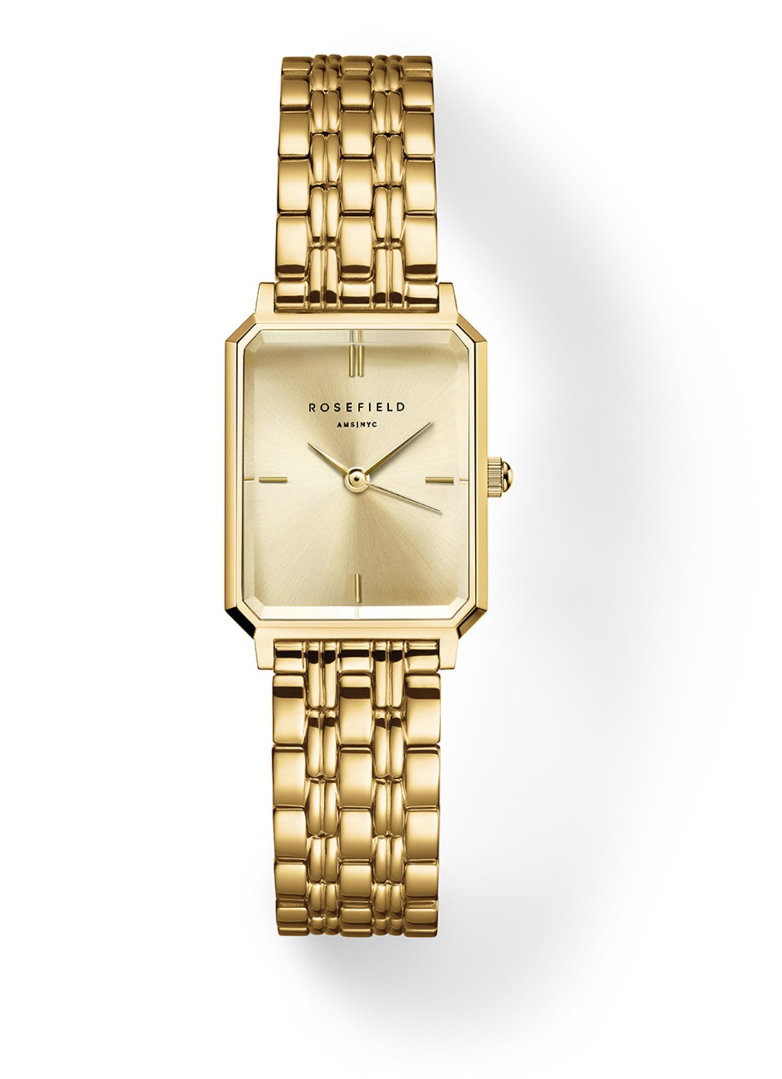 Rosefield The Octagon XS horloge OCGSG-O82 - voorkant goud