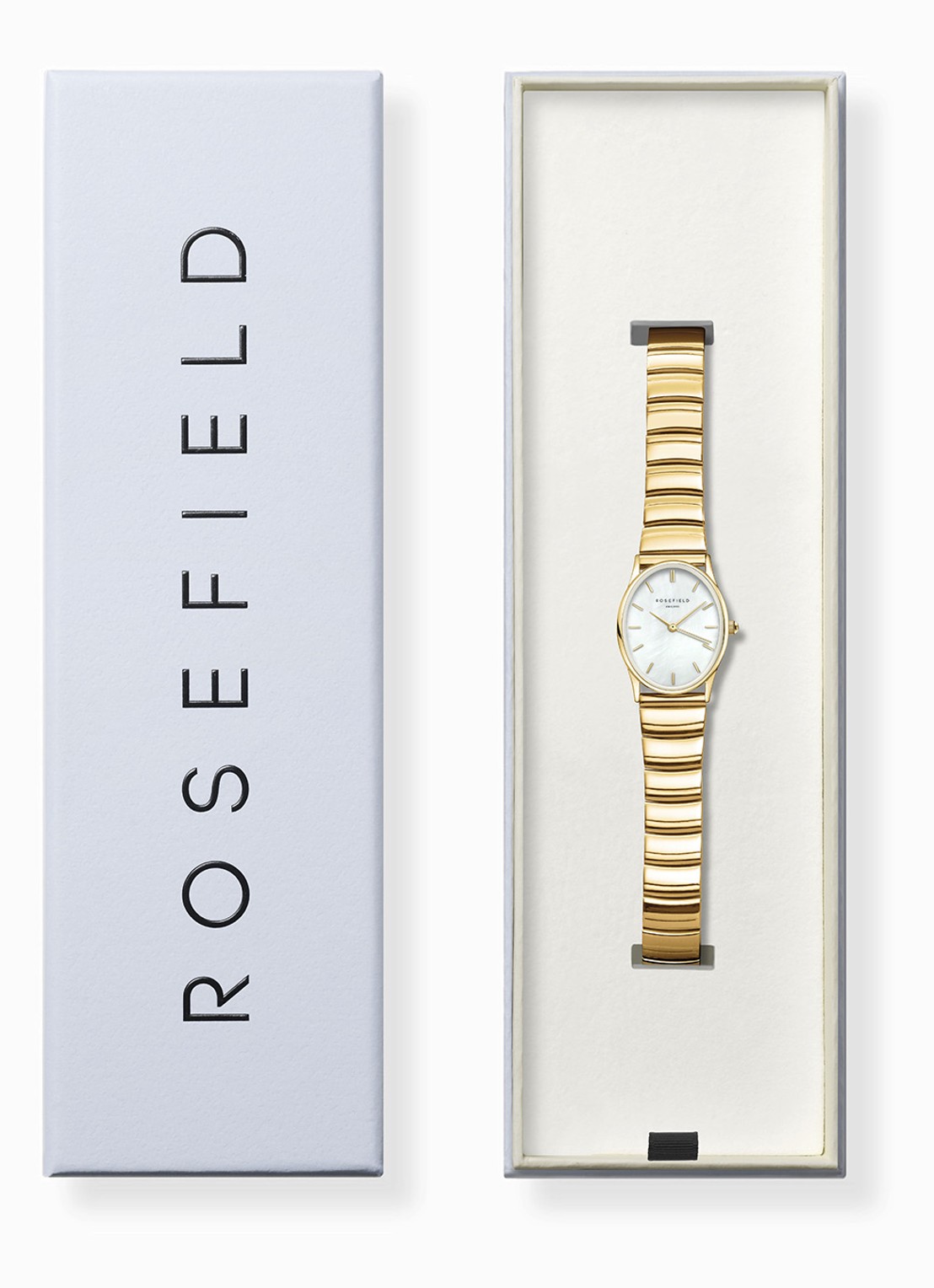 Rosefield The Oval horloge OVWGSG-OV16 - detail 2 goud