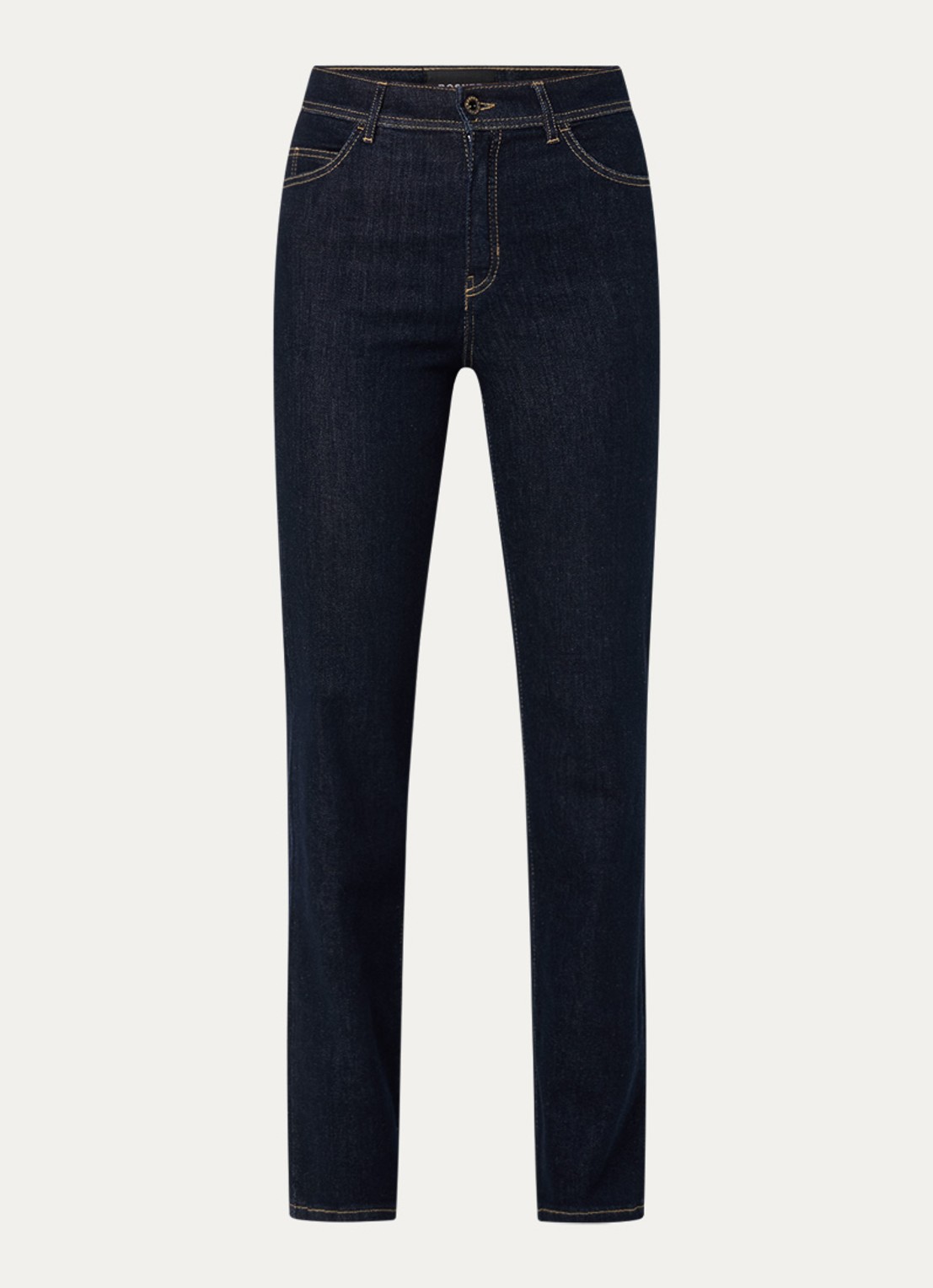 Rosner Studio Aubrey high waist slim fit jeans met steekzakken - voorkant 4 indigo