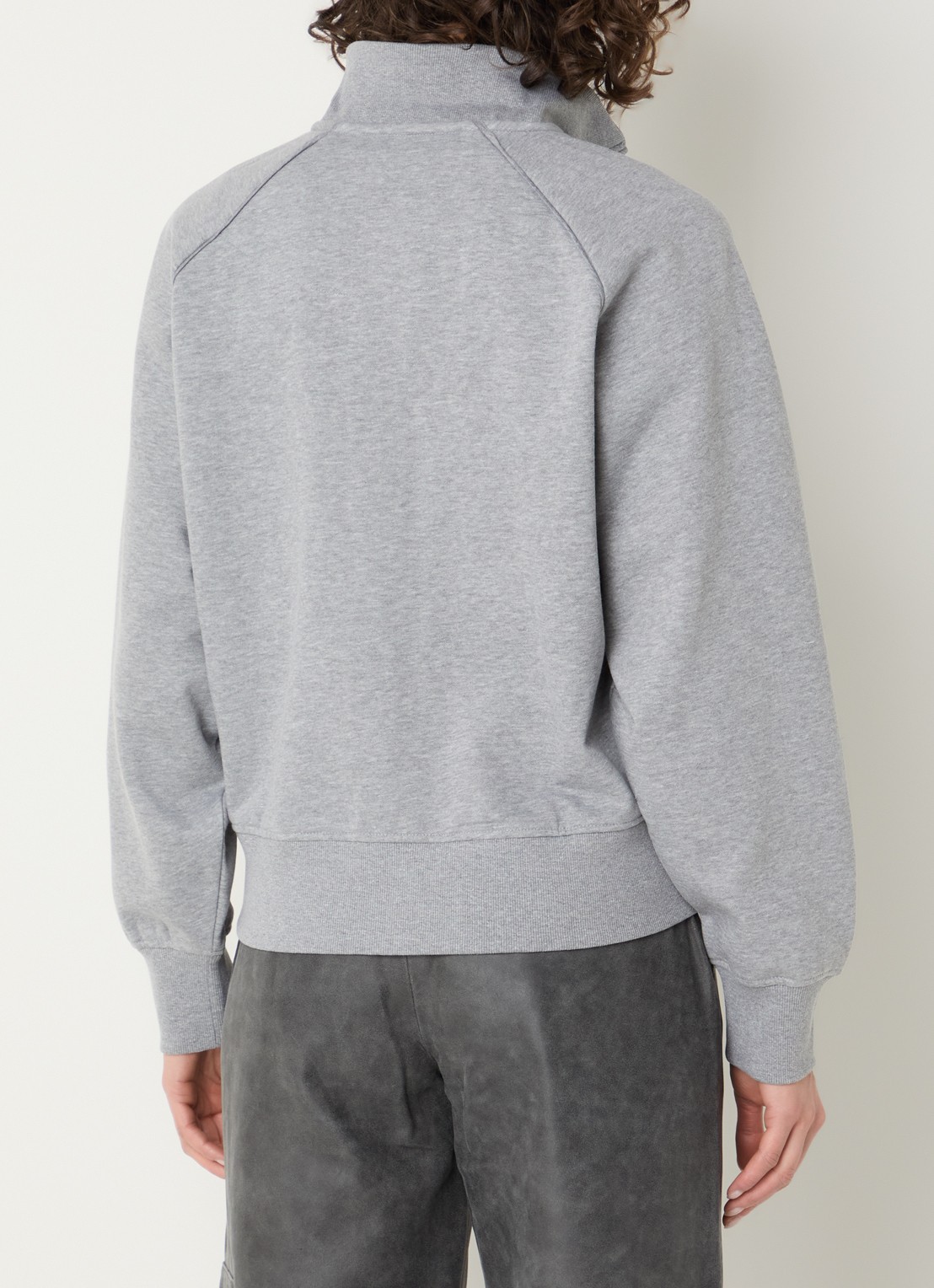 ROUGE EDIT Rouyork vest met logo - achterkant lichtgrijs