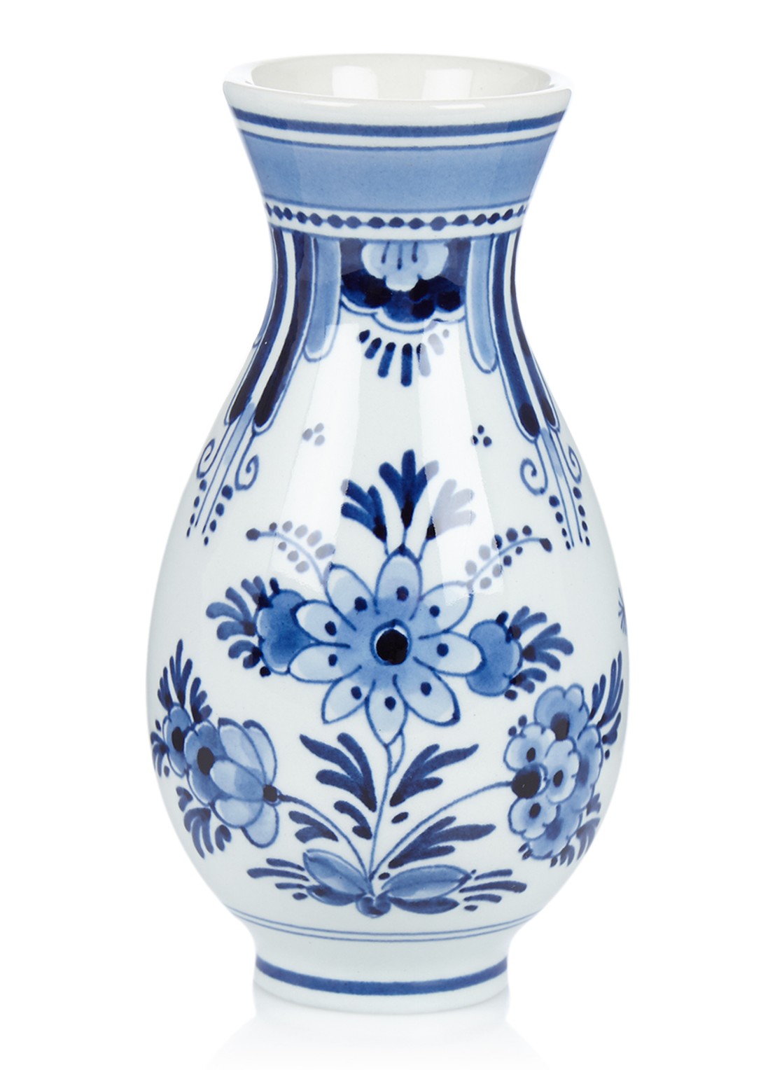 Royal Delft Delfts Blauw vaas 12,5 cm - voorkant blauw