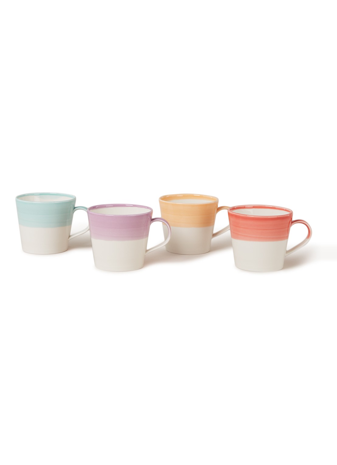 Royal Doulton 1815 Bright Colours mok 45 cl set van 4 - voorkant multicolor