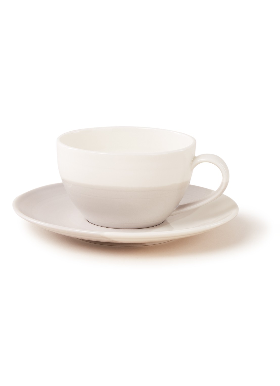 Royal Doulton Coffee Studio kop en schotel 25 cl - voorkant 2 lichtgrijs