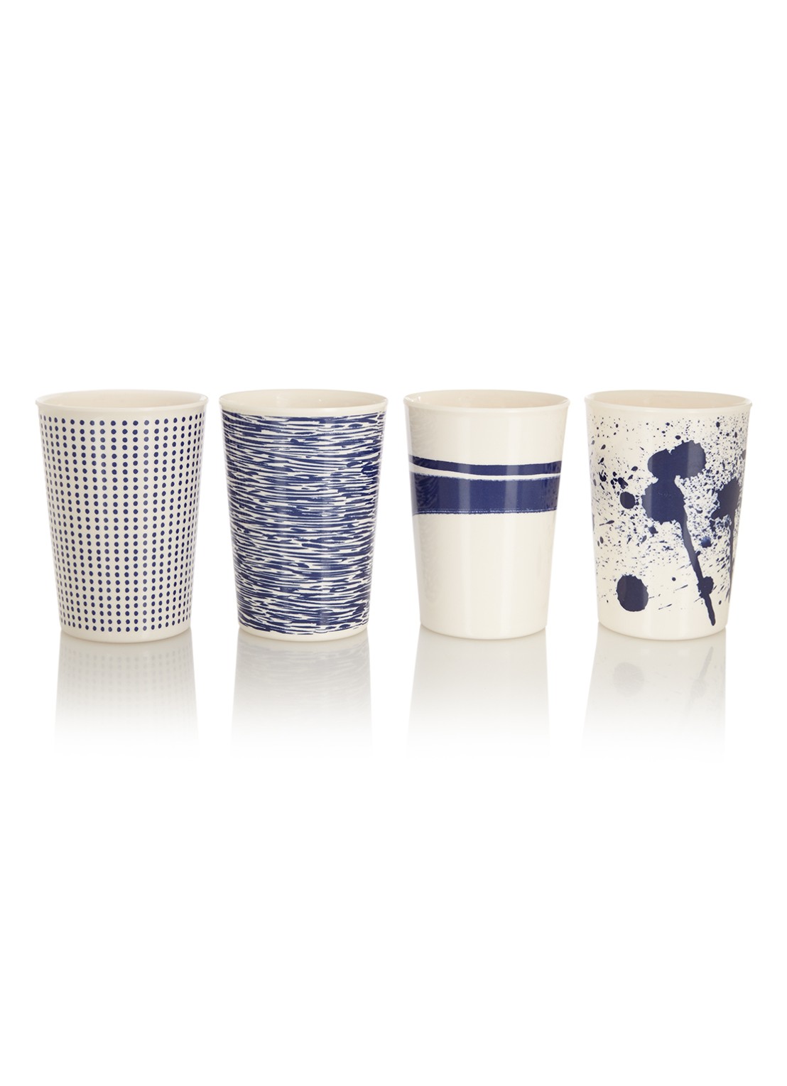 Royal Doulton Pacific kopje 30 cl set van 4 - voorkant wit