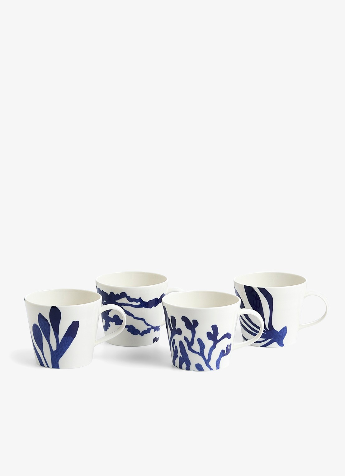 Royal Doulton Pacific mok 40 cl set van 4 - voorkant 6 wit