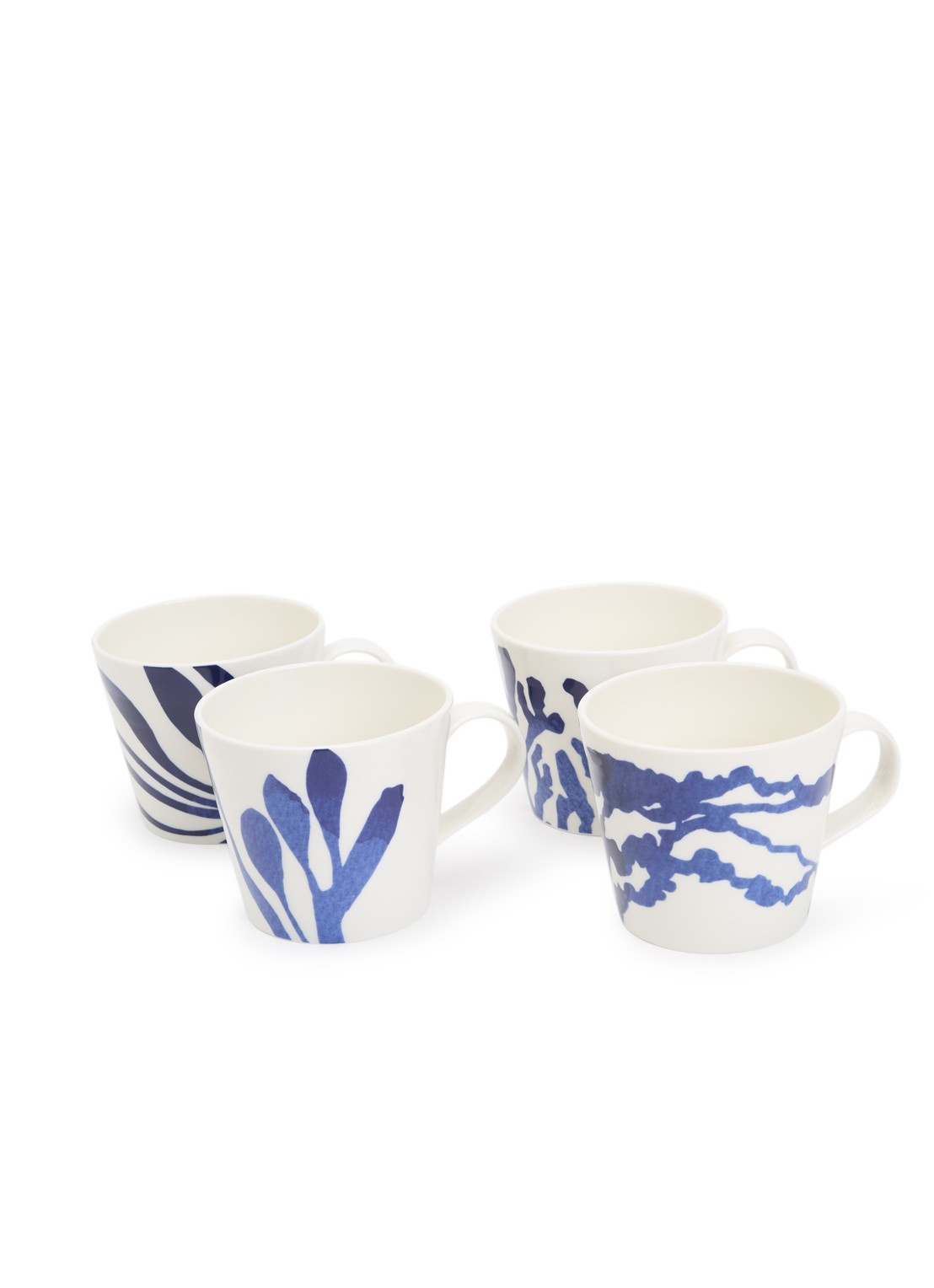 Royal Doulton Pacific mok 40 cl set van 4 - voorkant 7 wit