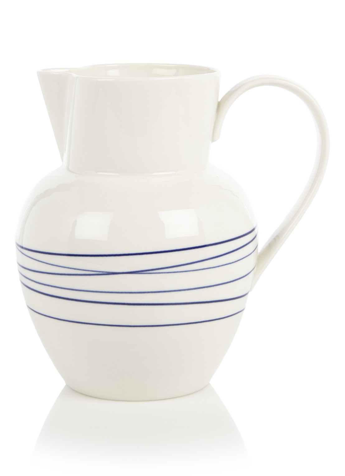 Royal Doulton Pacific schenkkan 1,8 liter - voorkant wit