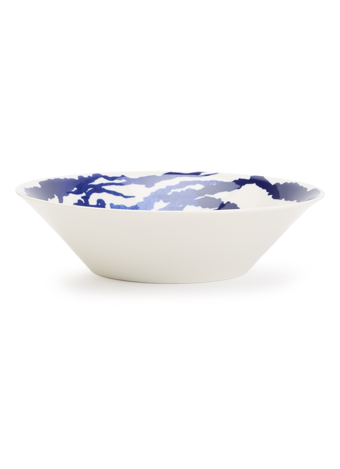 Royal Doulton Pacific serveerschaal 29 cm - voorkant 2 kobaltblauw