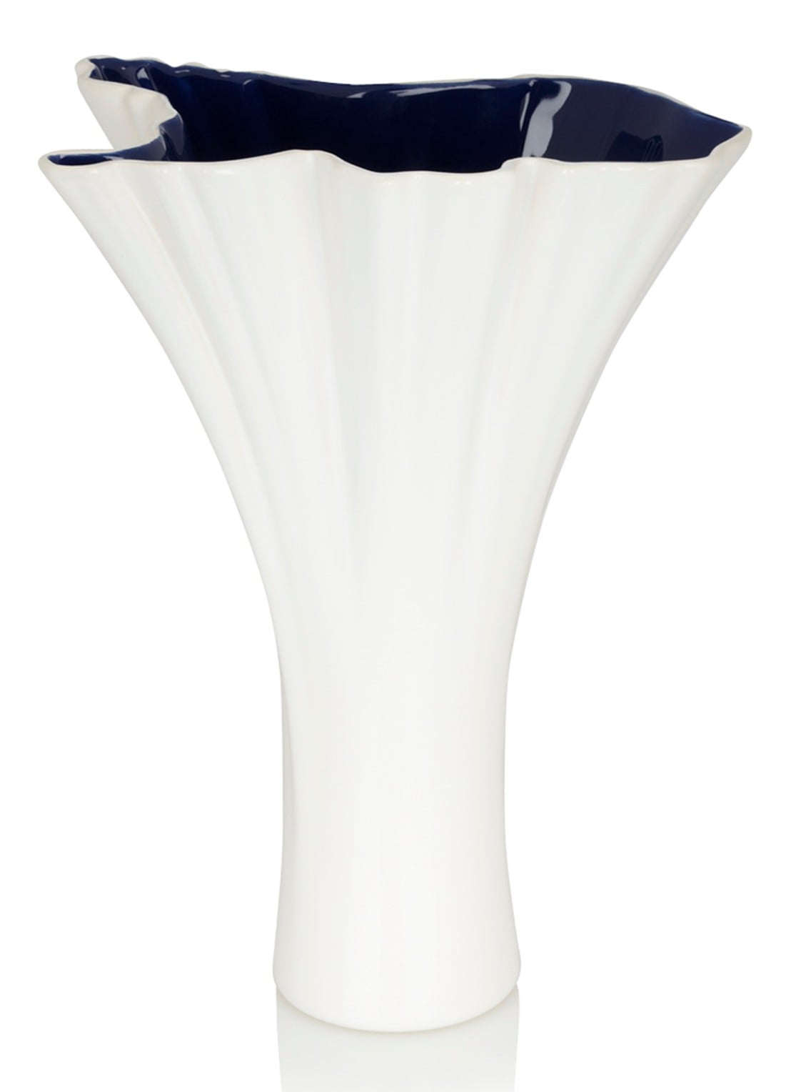 Royal Goedewaagen Holland vaas 35 cm - voorkant wit