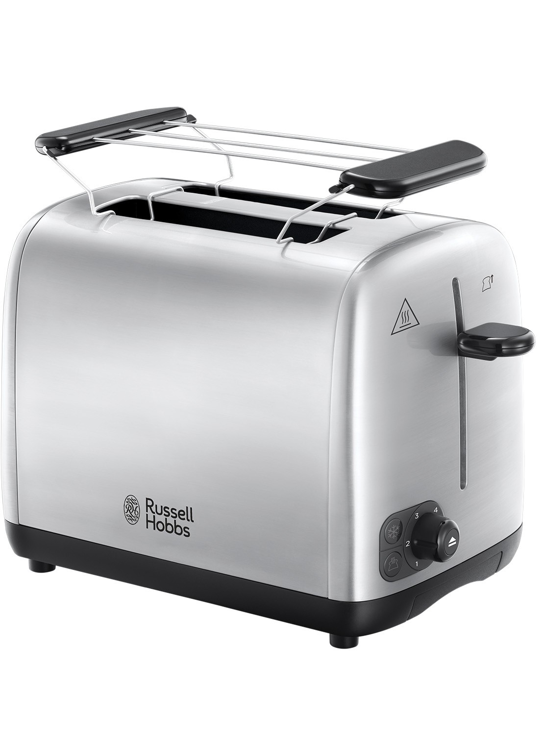 Russell Hobbs Adventure broodrooster 2-slots - voorkant 7 zilver