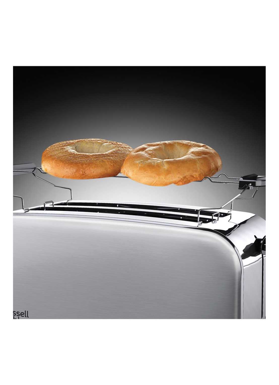 Russell Hobbs Adventure broodrooster 2-slots - voorkant 2 zilver