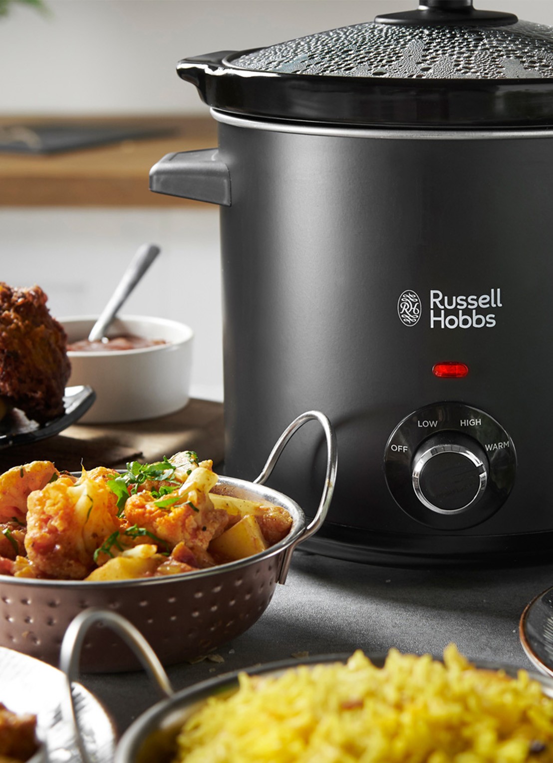 Russell Hobbs Chalkboard slow cooker 3,5 liter 24180-56 - detail 6 zwart