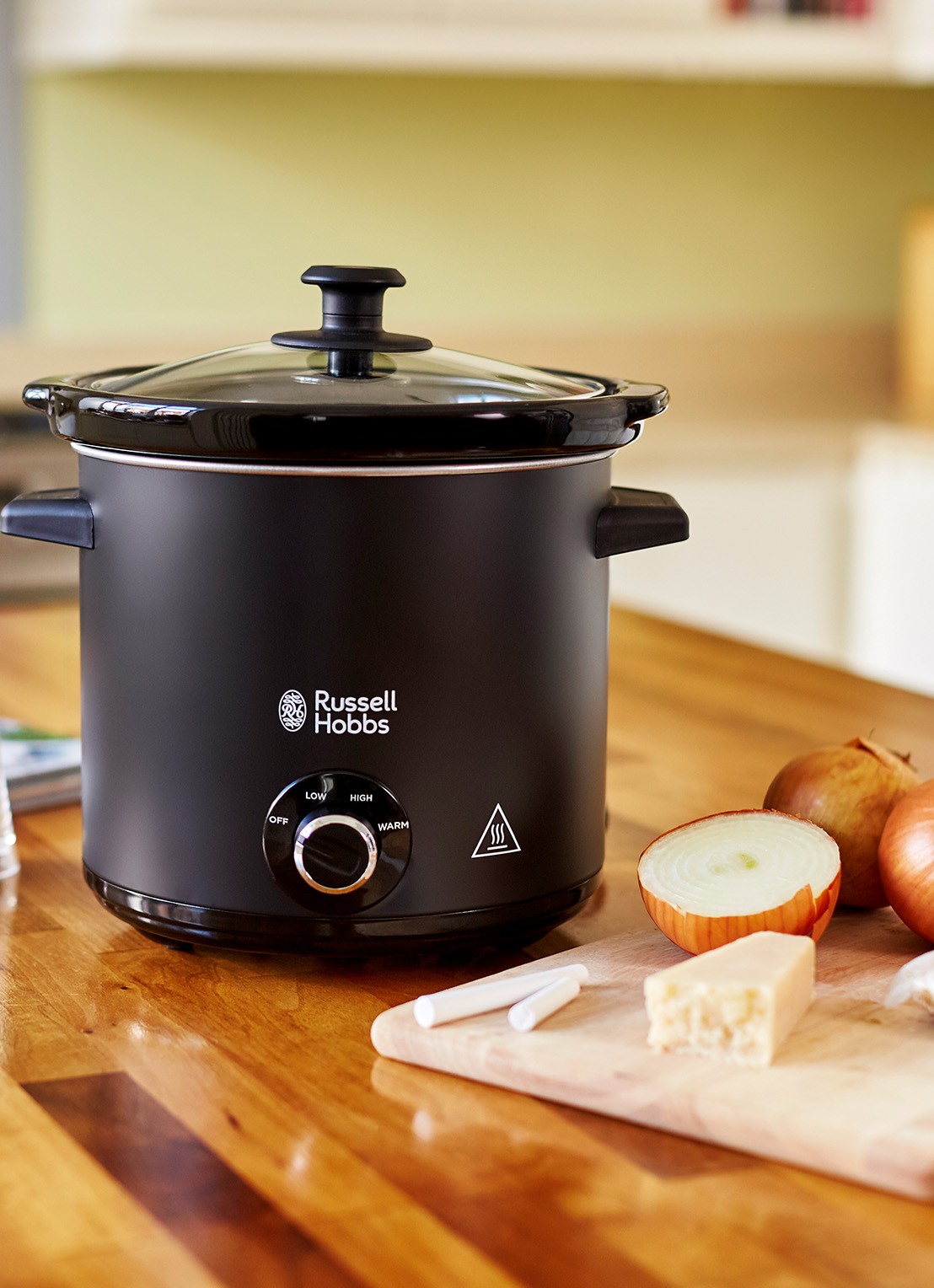 Russell Hobbs Chalkboard slow cooker 3,5 liter 24180-56 - voorkant 2 zwart