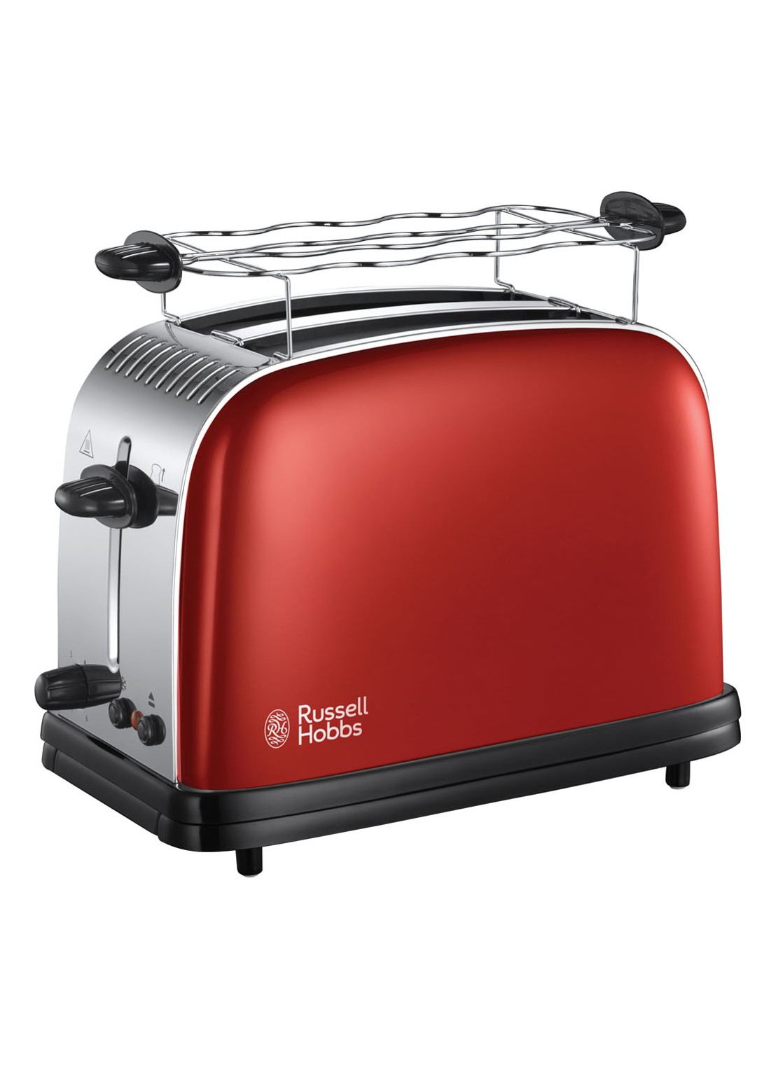 Russell Hobbs Colours Plus broodrooster 2-slots - voorkant steenrood