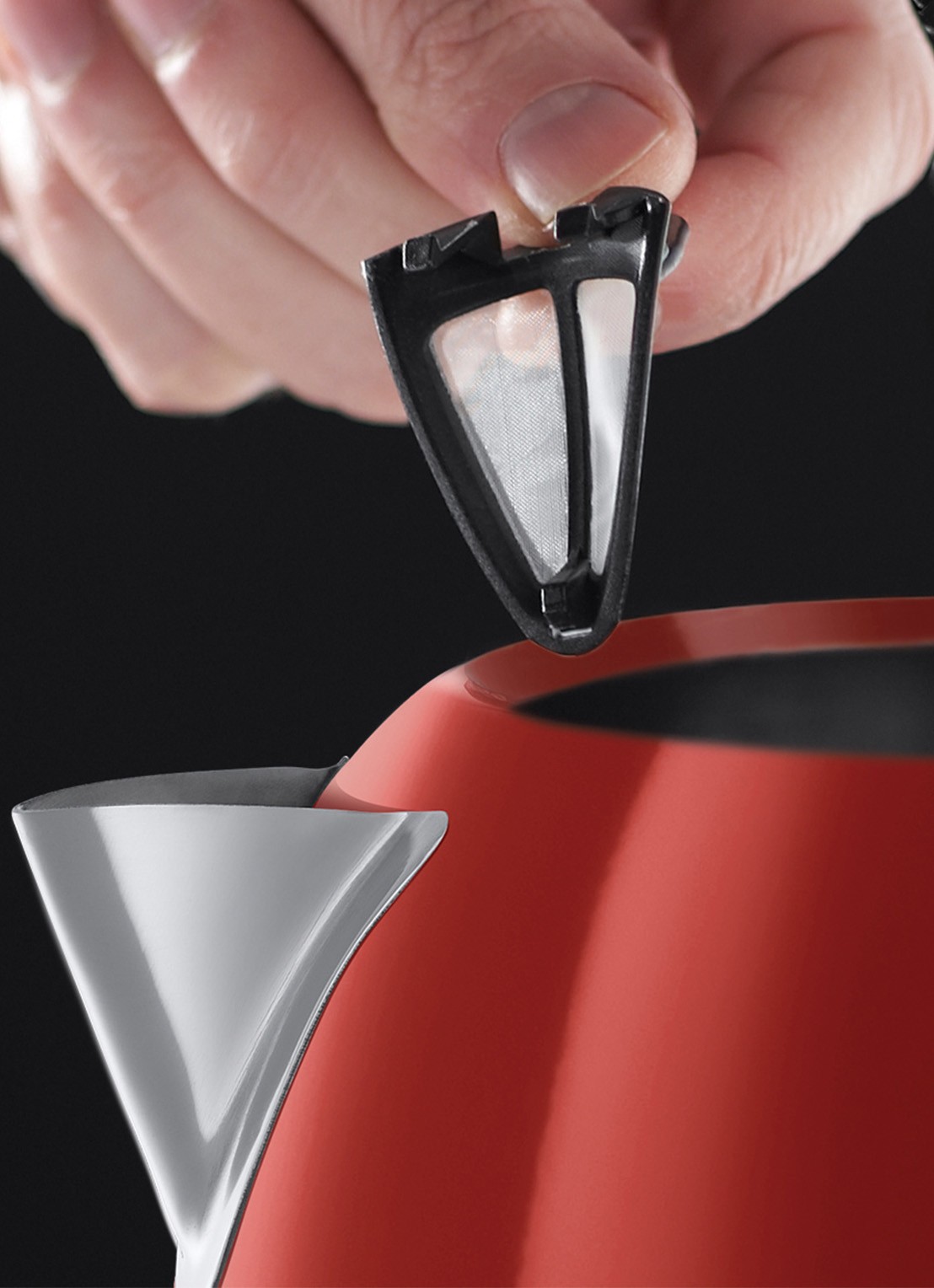 Russell Hobbs Colours Plus waterkoker 1,7 liter - detail 5 steenrood