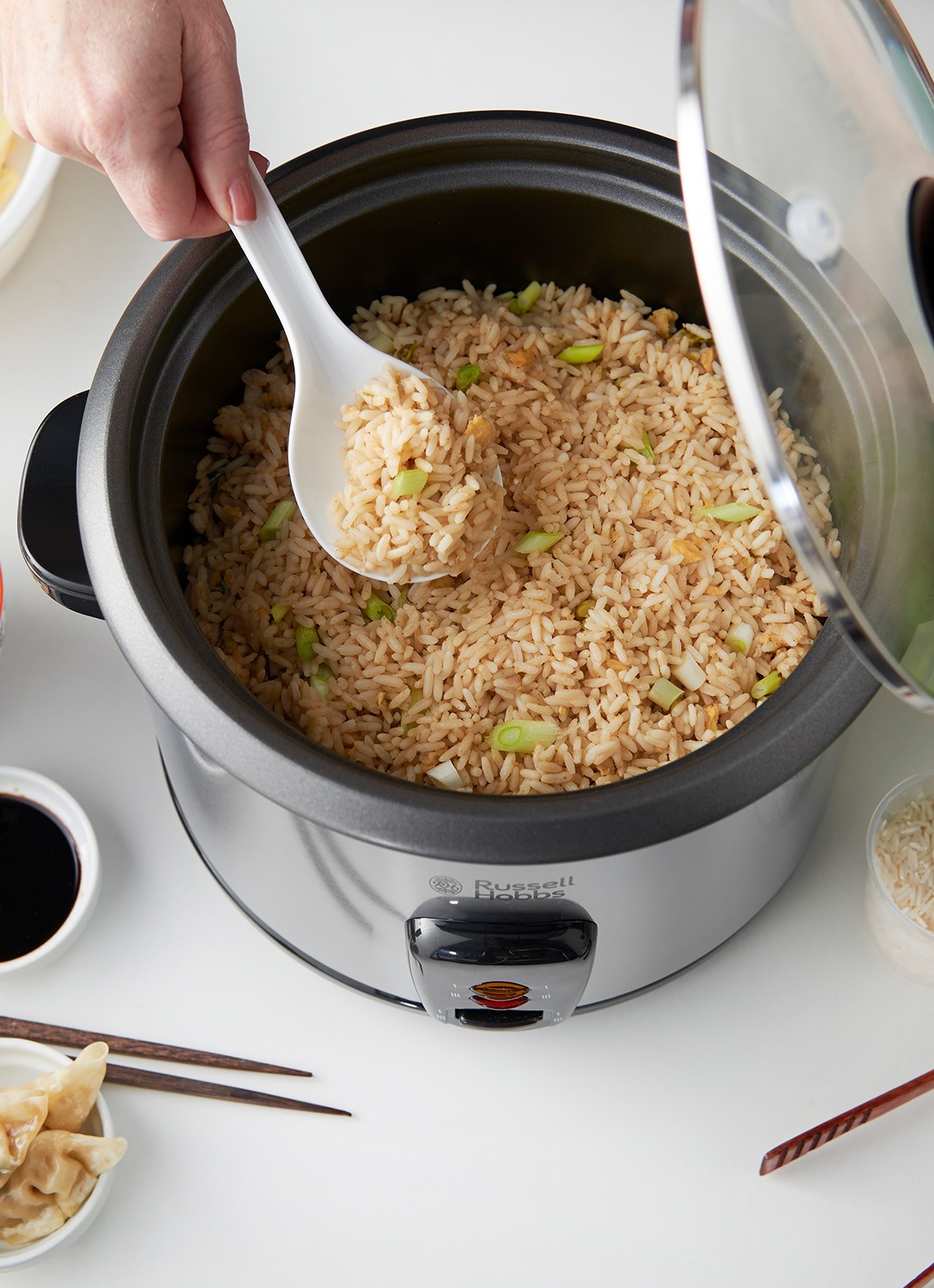 Russell Hobbs Cook at Home rijstkoker 1,8 liter 19750-56 - detail 4 zilver