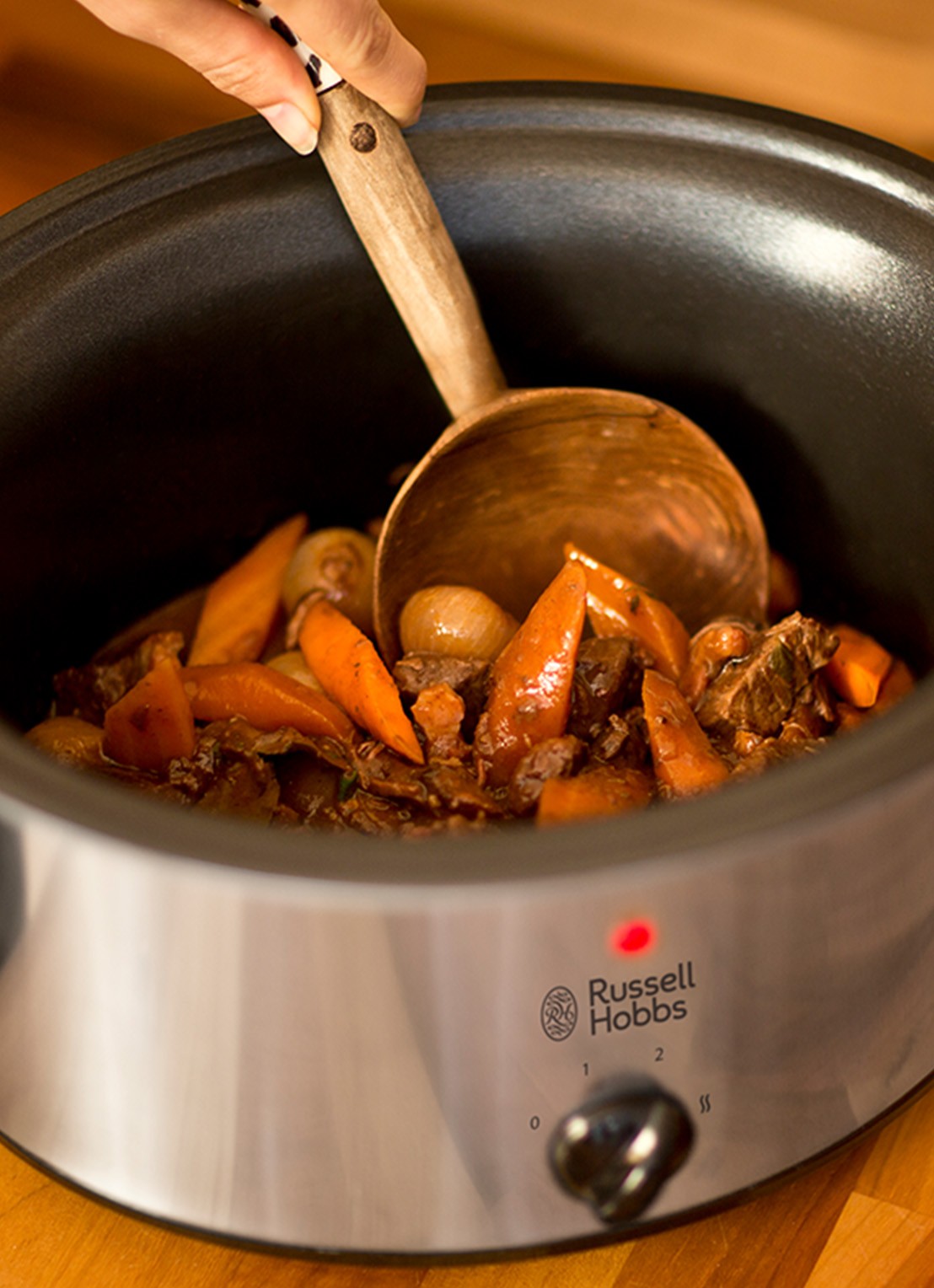 Russell Hobbs Cook at Home slowcooker 3,5 liter 22740-56 - detail 6 zilver
