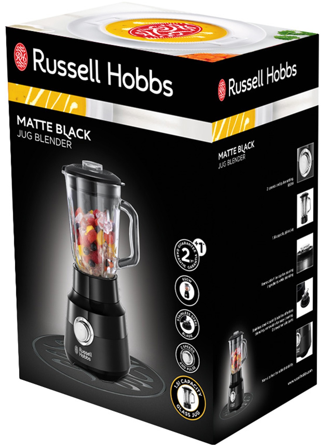 Russell Hobbs Desire blender 1,5 liter 24722-56 - achterkant 7 zwart