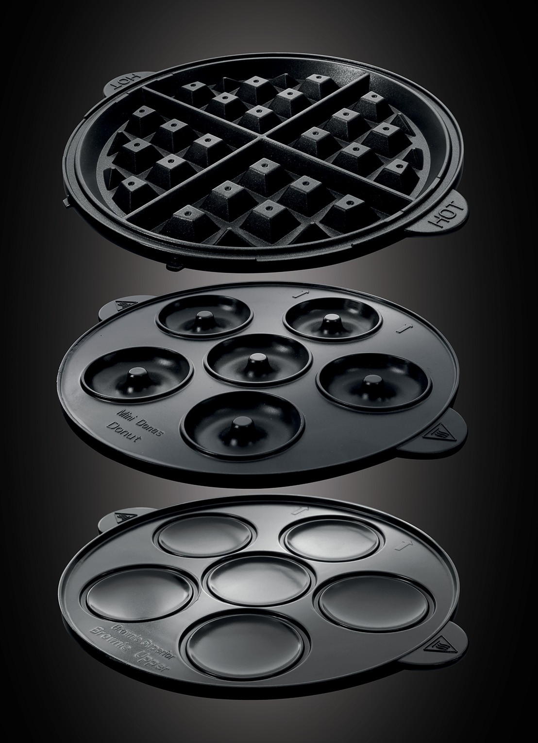 Russell Hobbs Fiesta 3-in-1 wafelijzer 24620-56 - detail 3 zwart